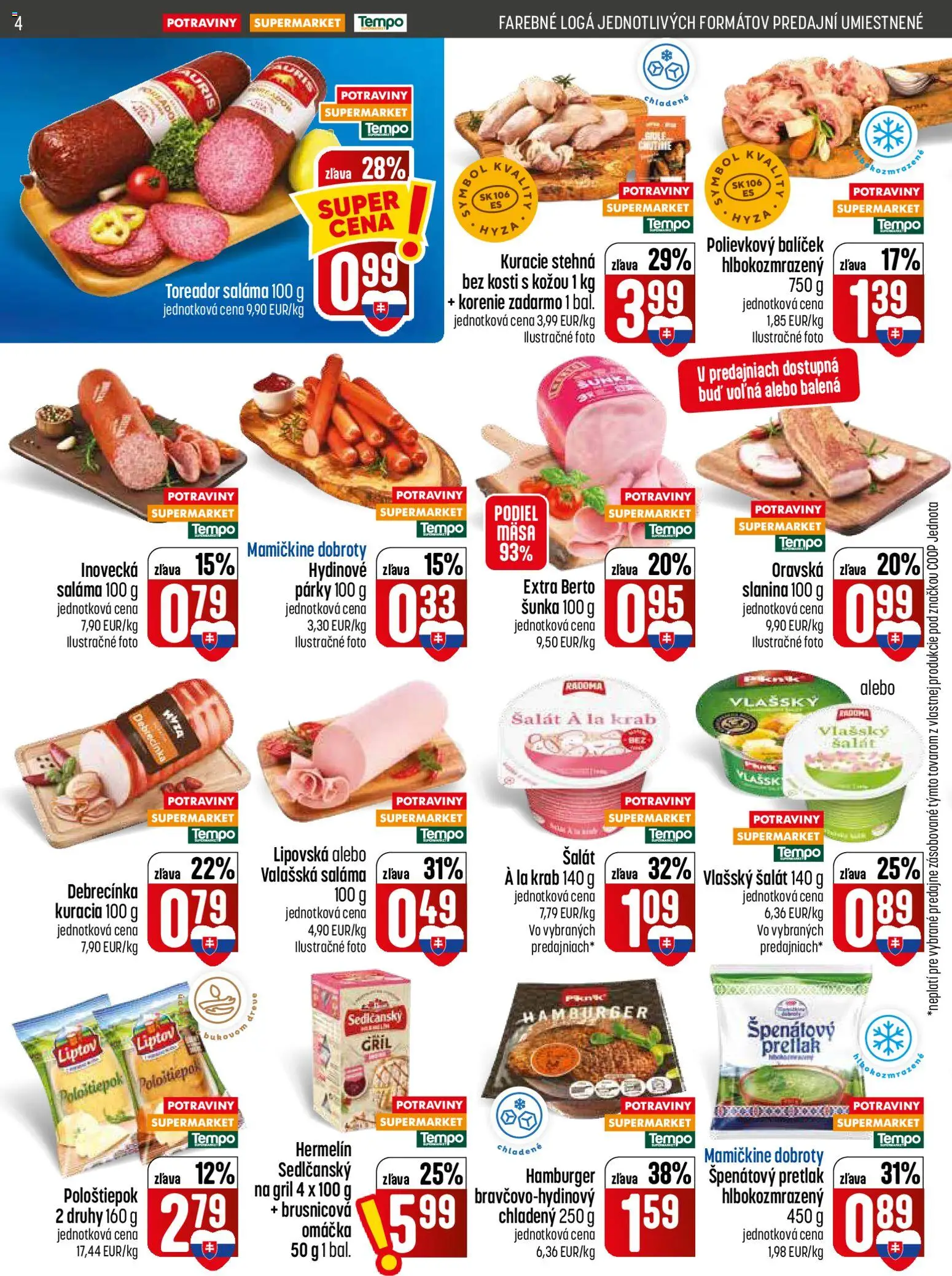 Nové COOP Jednota akcie – leták je platný od 16.07.2026 | Strana: 4