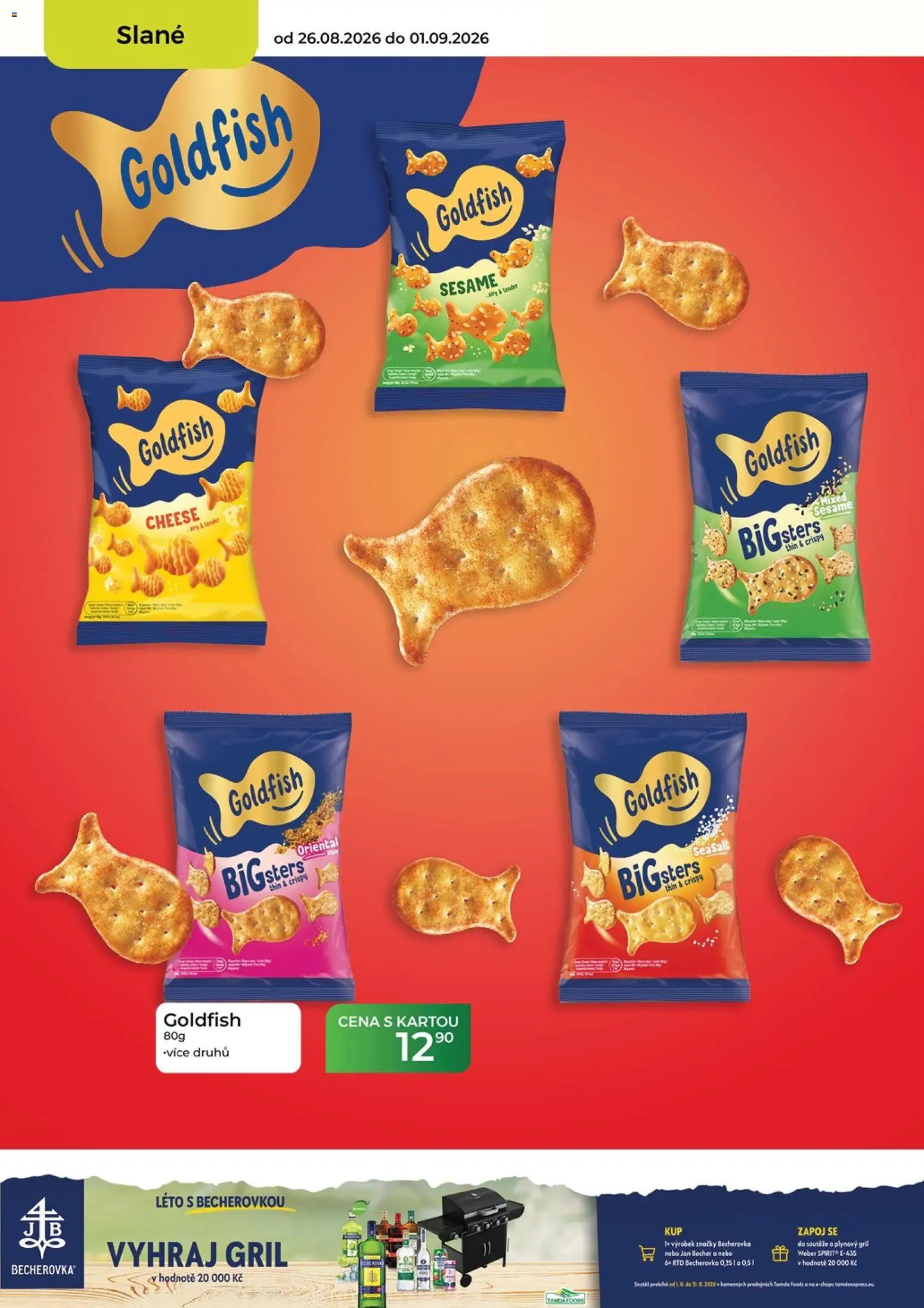 Tamda Foods leták od 26.08.2026 | Strana: 38 | Produkty: Plynový gril, Gril, Becherovka