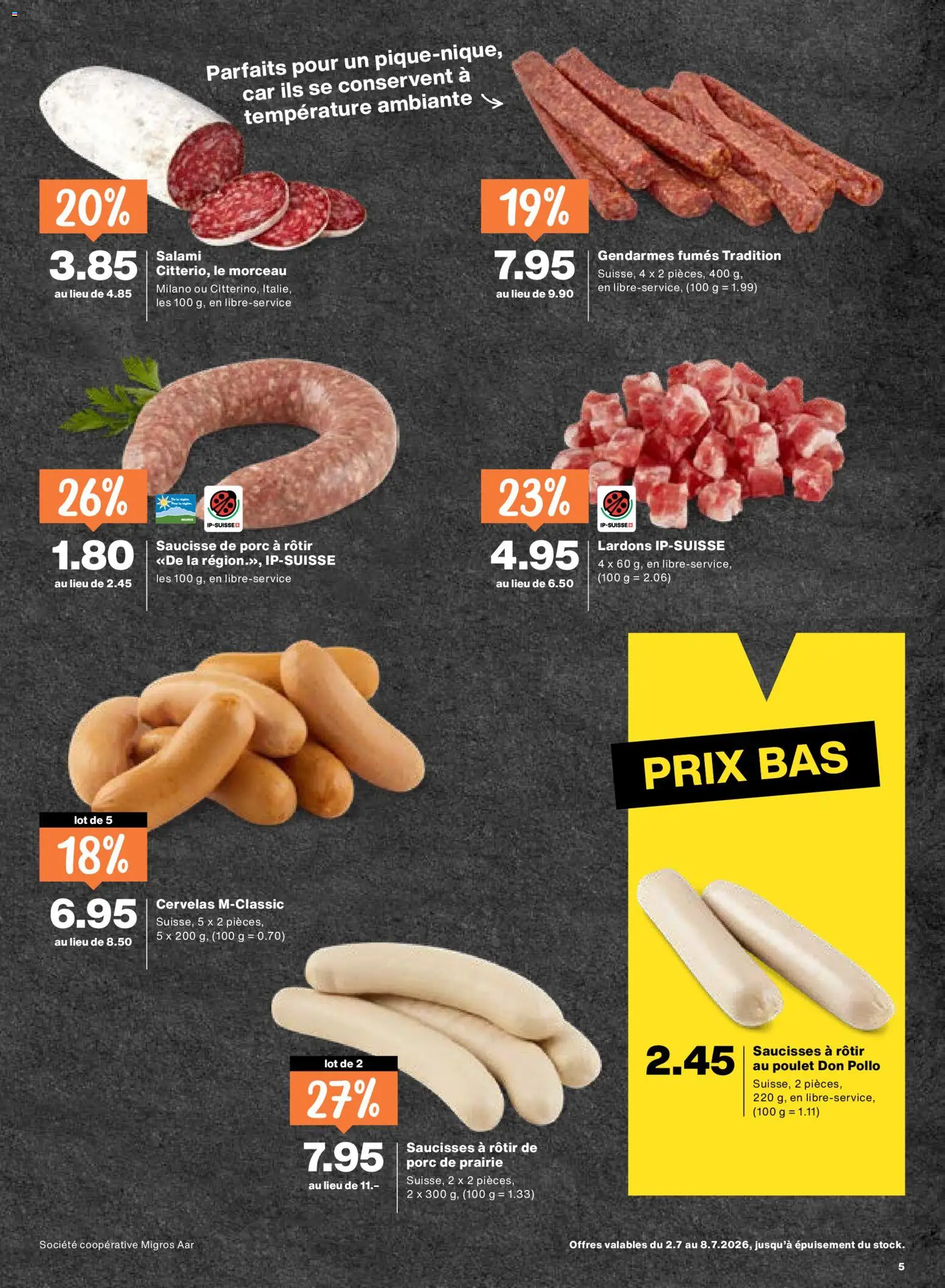 Migros aktionen FR – gültig ab 02.07.2026 | Seite: 5