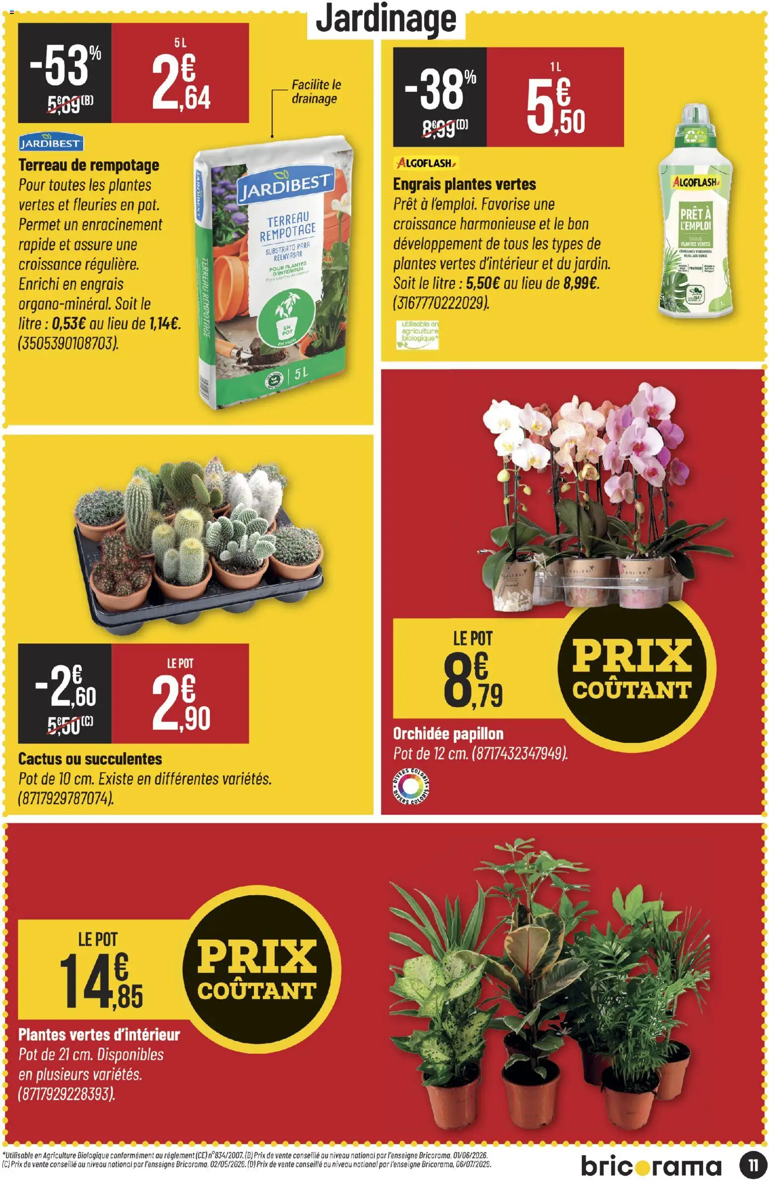 {H1} | Page: 11 | Produits: Jardinage, Plantes, Terreau, Plantes vertes