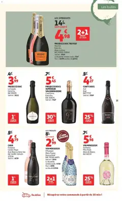 Auchan - Prévisualisation de PROSECCO DOCG SUPÉRIEUR VALDOBBIADENE, Casa Farive Extra Dry valide à partir de 25/09/2026 | Page: 35