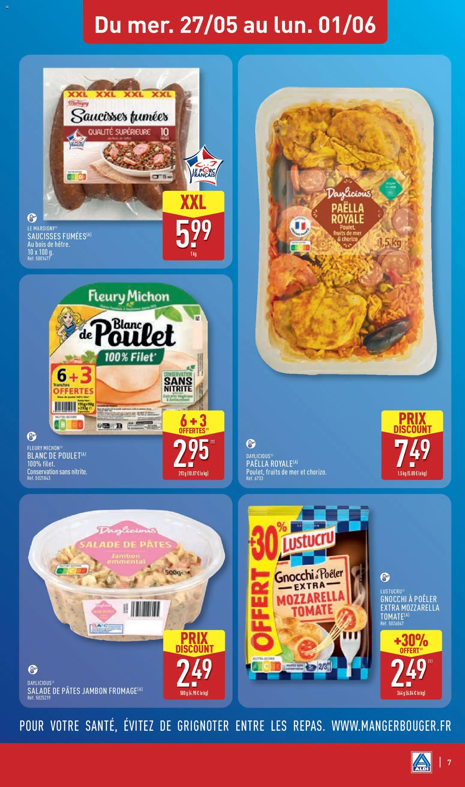 {H1} | Page: 9 | Produits: Salade, Chorizo, Jambon, Porc