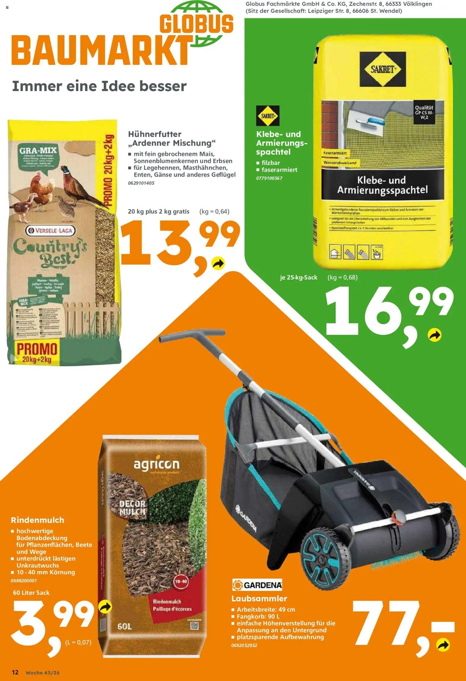 Globus Baumarkt Prospekt – gültig ab 19.10.2026 | Seite: 12