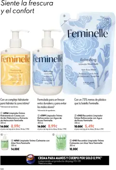 Vista previa Oriflame - Catálogo Campaña 9 válido desde el 24/06/2026 | Página: 120 | Productos: Crema, Limpiador íntimo, Crema para manos