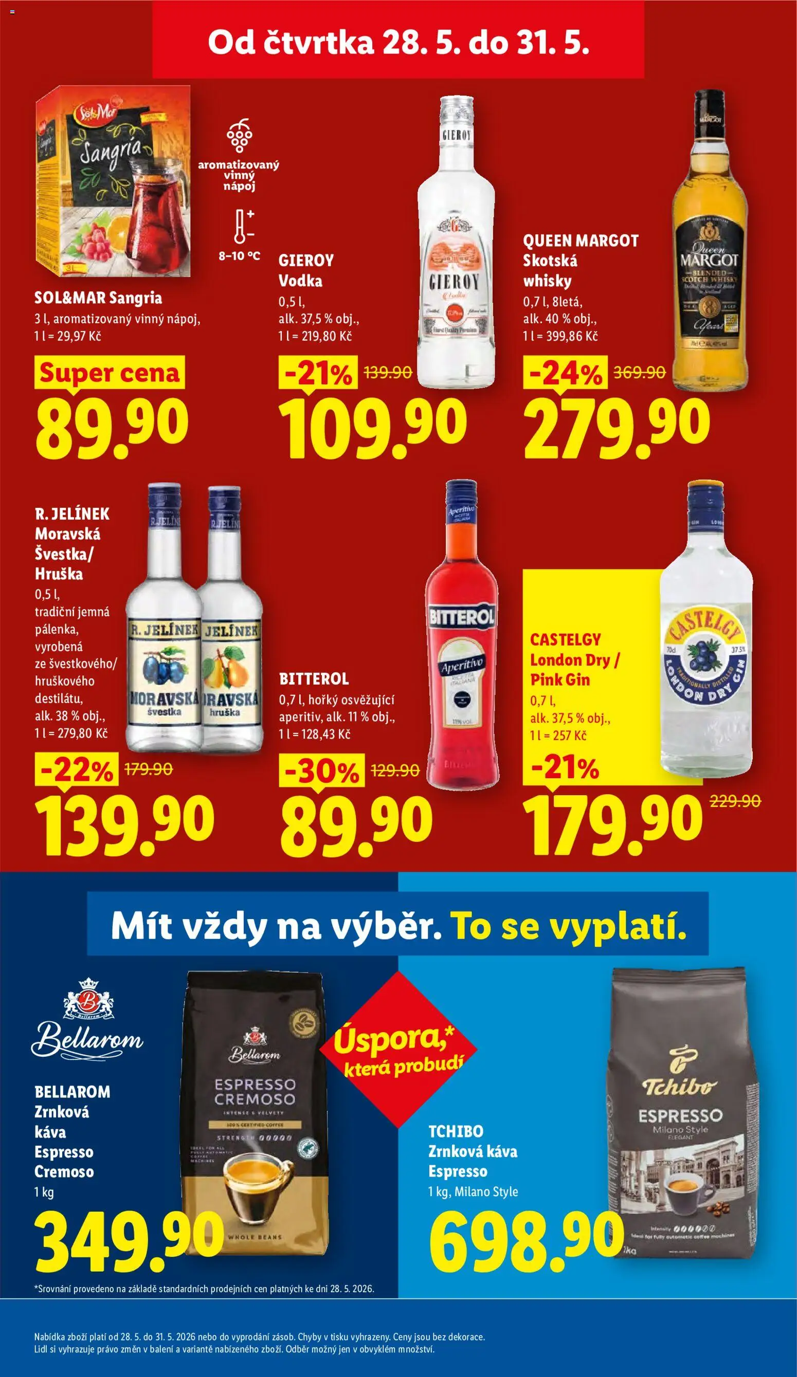 Lidl leták od 28.05.2026 | Strana: 25 | Produkty: Gin, Bitterol, Aperitivo, Jelínek