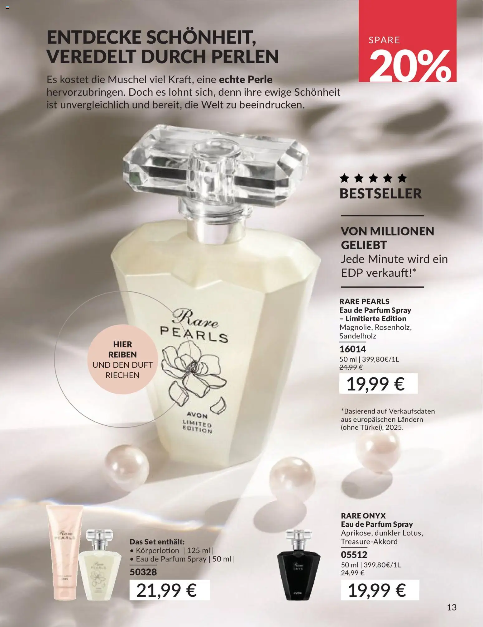 AVON Katalog Juni 2026 – gültig ab 01.06.2026 | Seite: 13 | Produkte: Parfüm, Duft, Körperlotion, Eau de Parfum