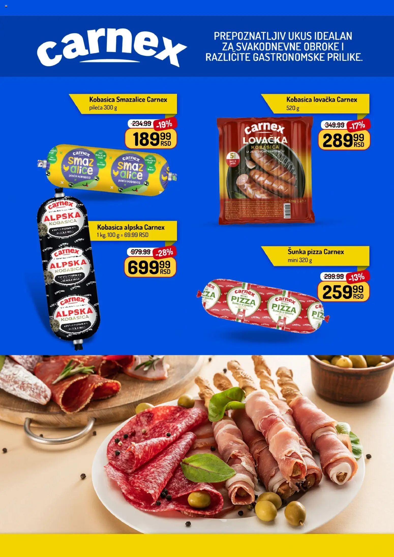 Aman katalog - važi od 08.06.2026 | Strana: 4 | Proizvode: Šunka, Pizza šunka, Kobasica