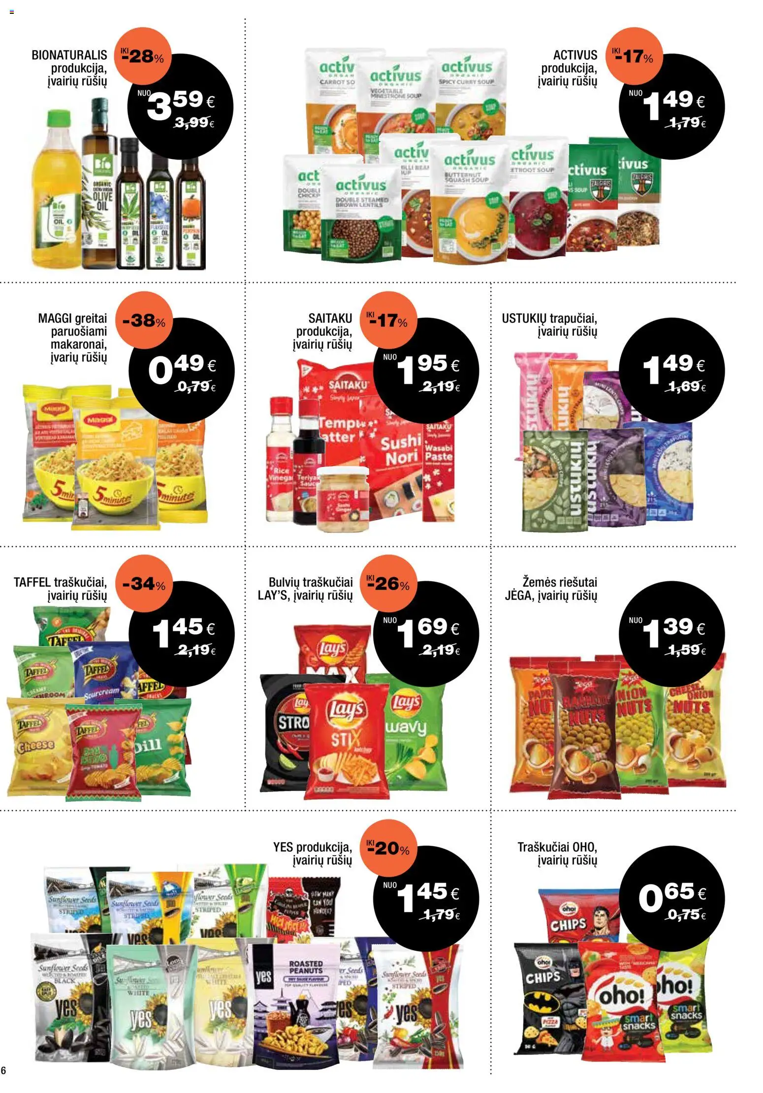 Express market akcijos nuo 2026.09.13 | Puslapis: 6 | Prekių: Riešutai, Traškučiai