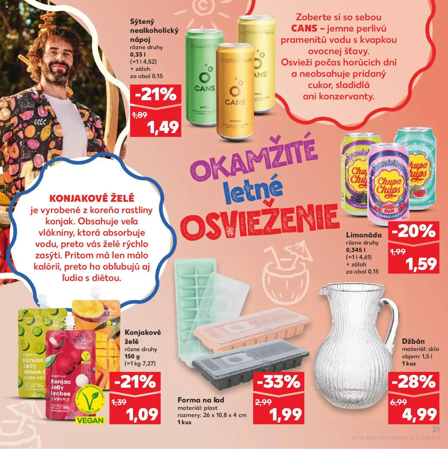 Kaufland SK akciós ujság - amely érvényes a következő dátumtól: 2026.07.01. | Oldal: 21 | Termékek: Vegán, Só, Mangó