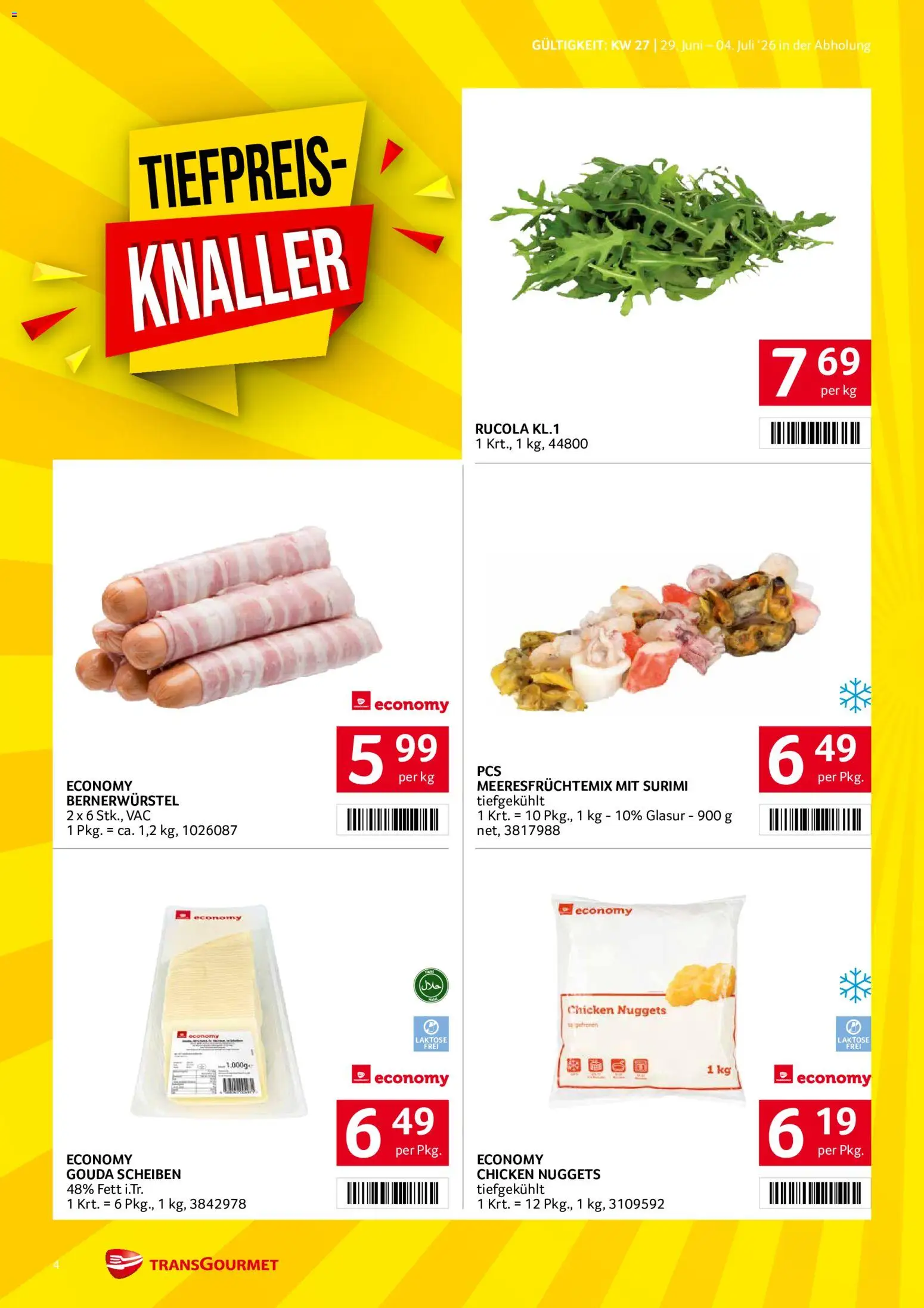 Transgourmet Flugblatt gültig ab 29.06.2026 | Seite: 4