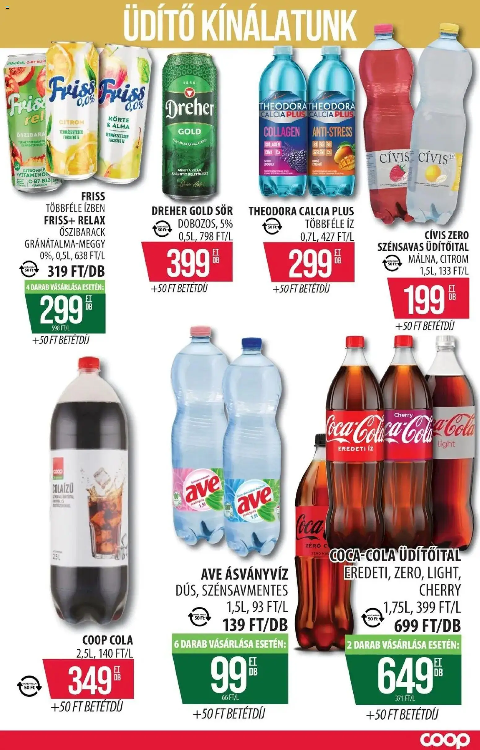 COOP Szolnok akciós ujság - amely érvényes a következő dátumtól: 07.05.2026 | Oldal: 12 | Termékek: Sör, Alma, Só, Citrom