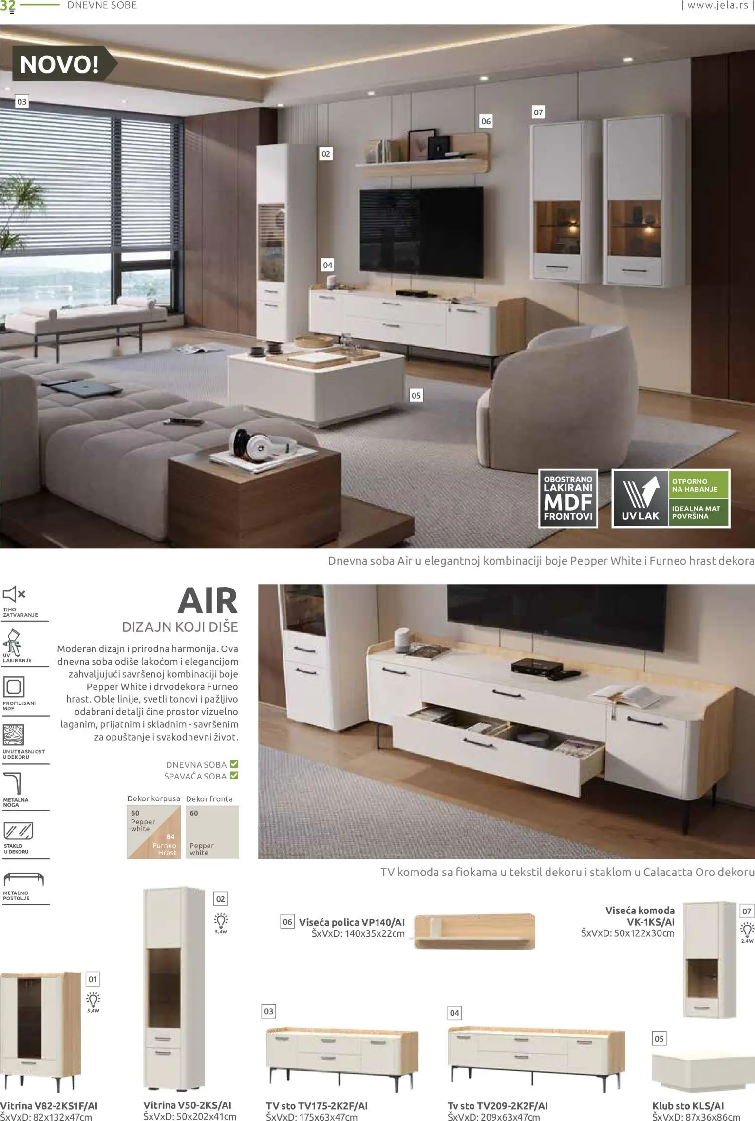 Jela katalog - važi od 09.07.2026 | Strana: 32 | Proizvode: Komoda, Sto