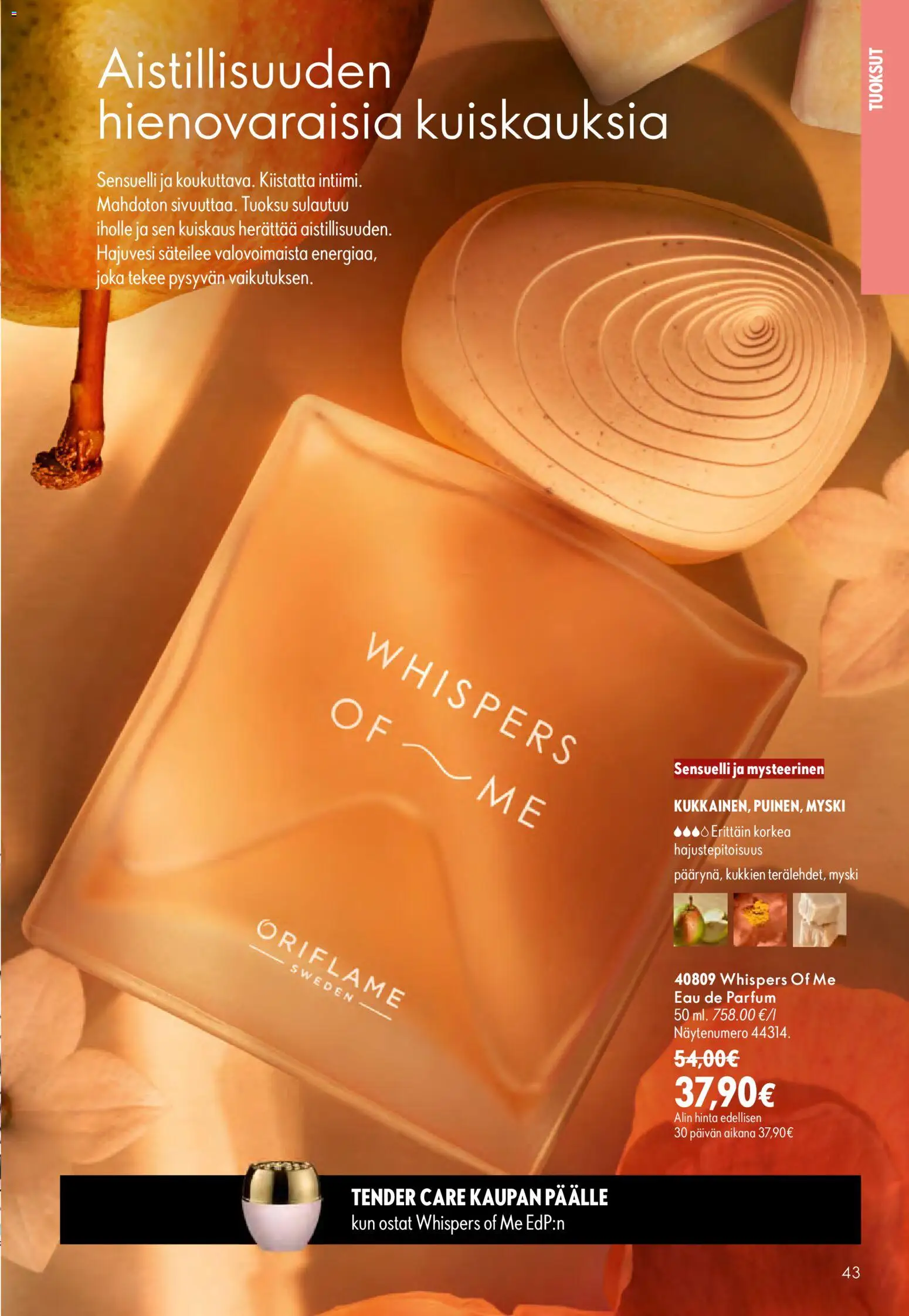 Oriflame tarjoukset – voimassa 16/09/2026 alkaen | Sivu: 43 | Tuotteet: Hajuvesi, Tuoksu