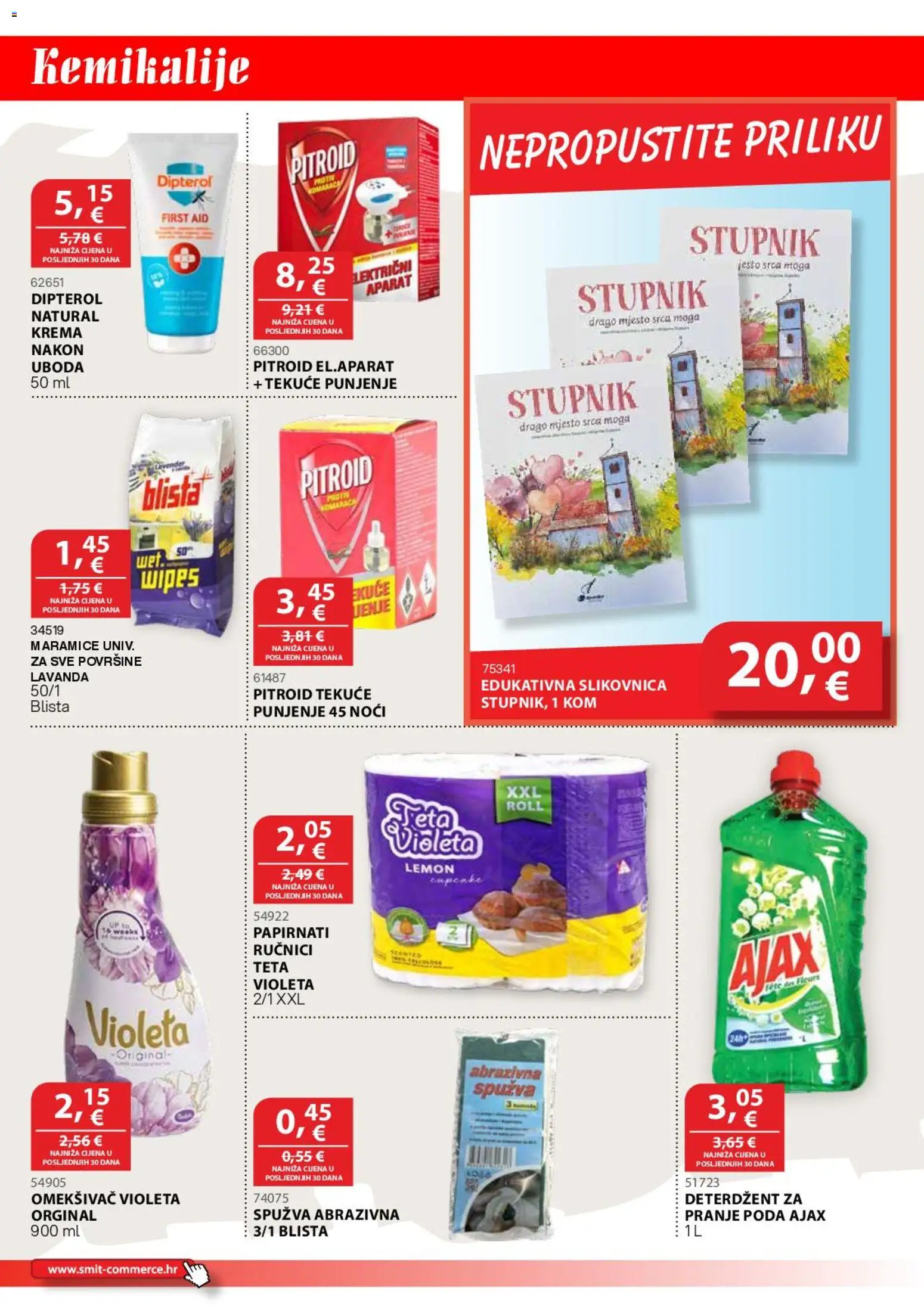 Smit Commerce katalog | vrijedi od 15.08.2026 | Stranica: 2 | Proizvodi: Spužva, Omekšivač, Deterdžent, Maramice