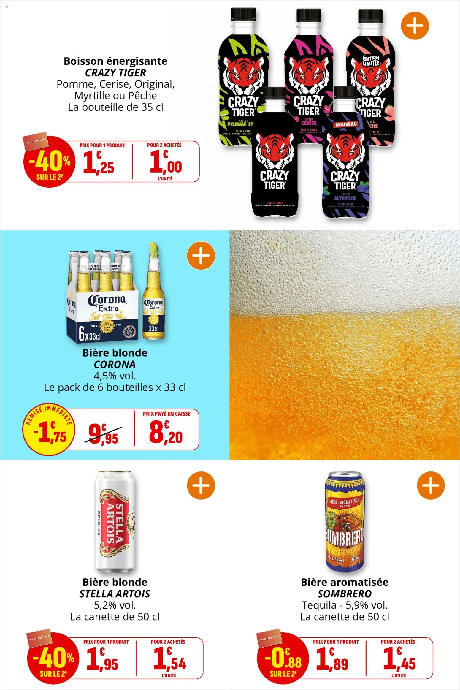 {H1} | Page: 23 | Produits: Boisson, Pomme, Corona extra, Bière aromatisée