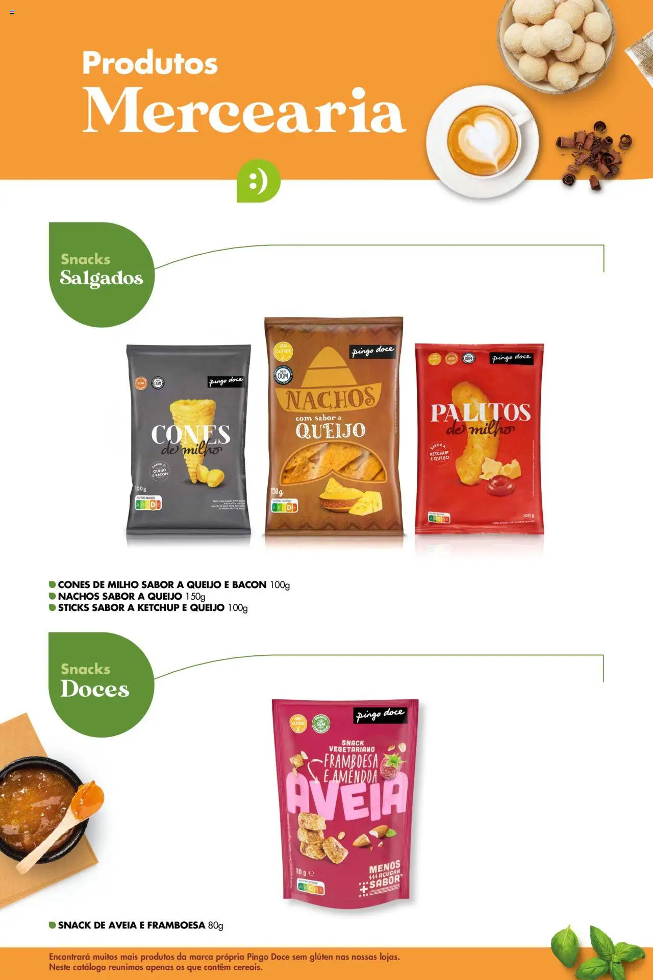 Pingo Doce Sem Glúten │ válido de 16.05.2024 | Página: 10 | Produtos: Bacon, Açúcar, Doces, Ketchup