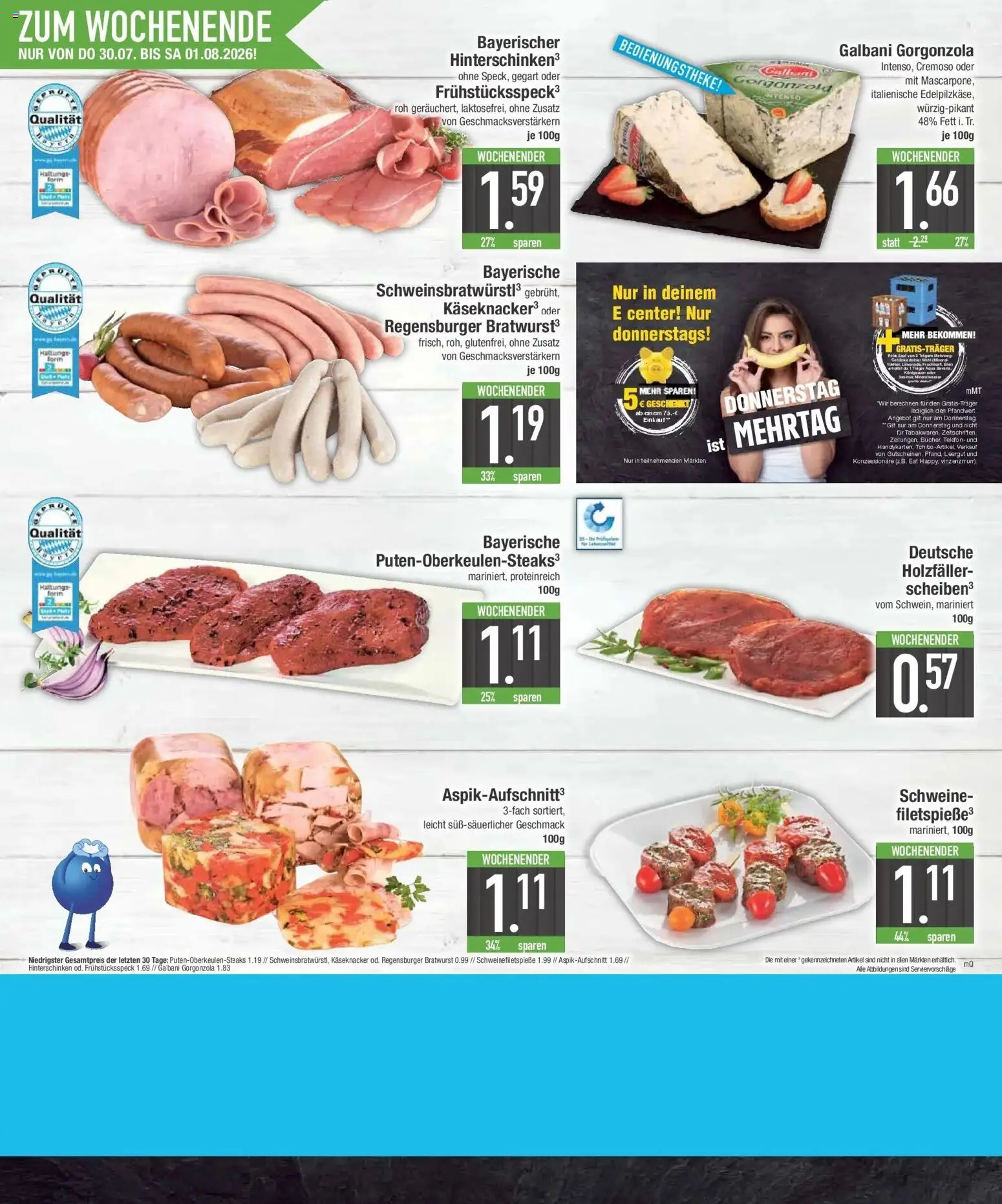 E center Prospekt Penzberg – gültig ab 27.07.2026 | Seite: 26 | Produkte: Bratwurst, Telefon