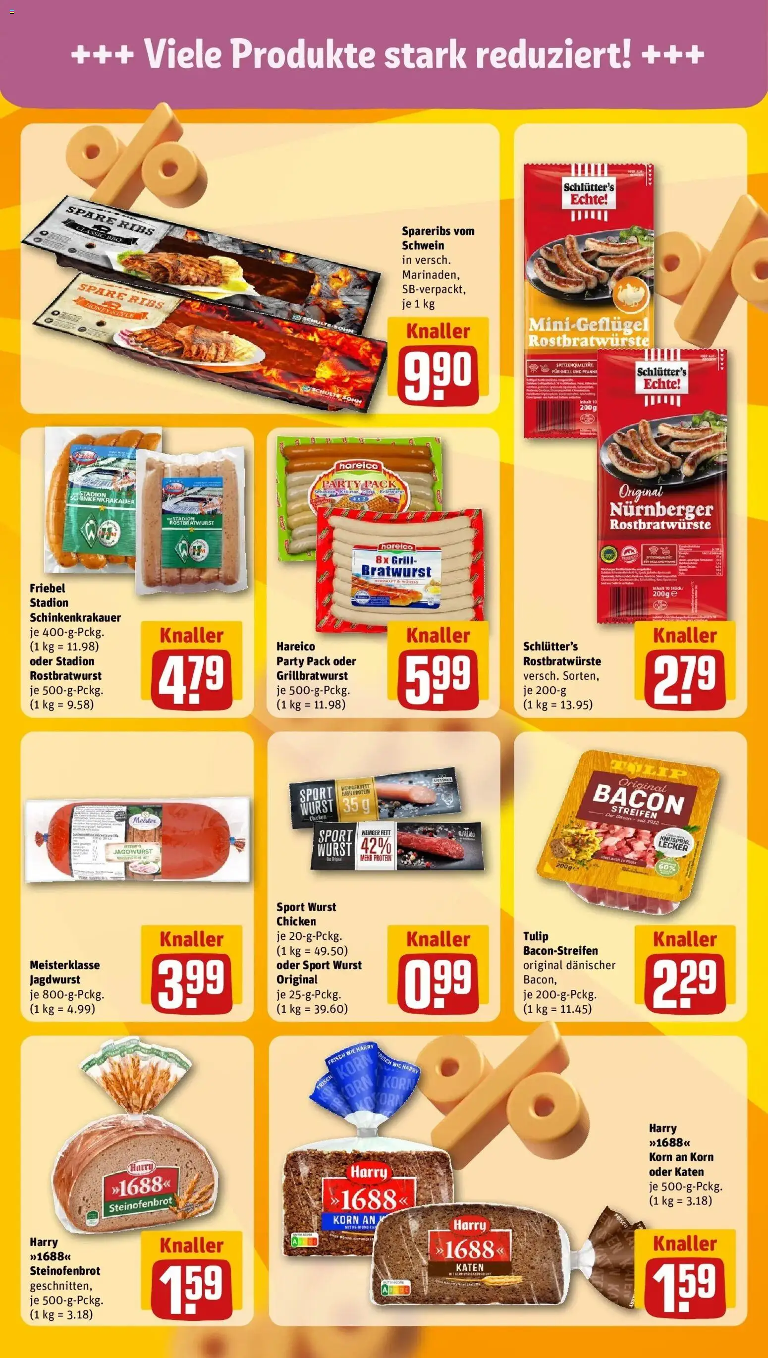 REWE Prospekt ab 31.08.2026 zum Blättern » Angebote | Seite: 19 | Produkte: Grill, Bratwurst, Spare ribs, Wurst