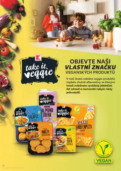 Náhled letáku take it. veggie FALAFEL, Vegan falafel on the basis of chick peas. od 29.04.2026 | Strana: 58 | Produkty: Veggie, Vegan, Falafel, Nugety