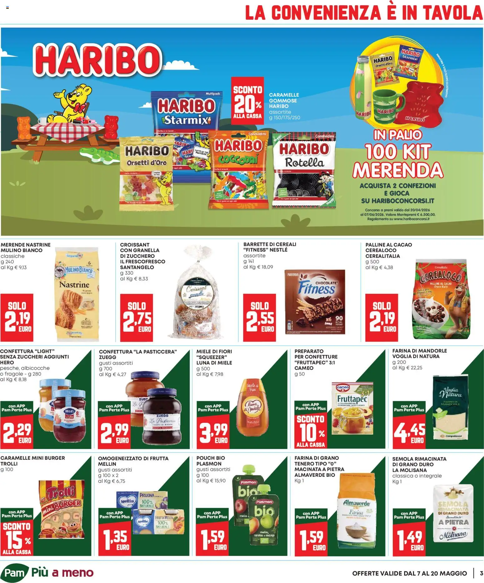 Volantino Panorama del 07.05.2026 | Pagina: 3 | Prodotti: Fragole, Frutta, Zucchero, Farina