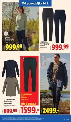 [2] ESMARA, Ženske jeggings, farmerke, [2] ESMARA Ženske jeggings farmerke - pregled Lidl kataloga - važi od 10.09.2026 | Strana: 79