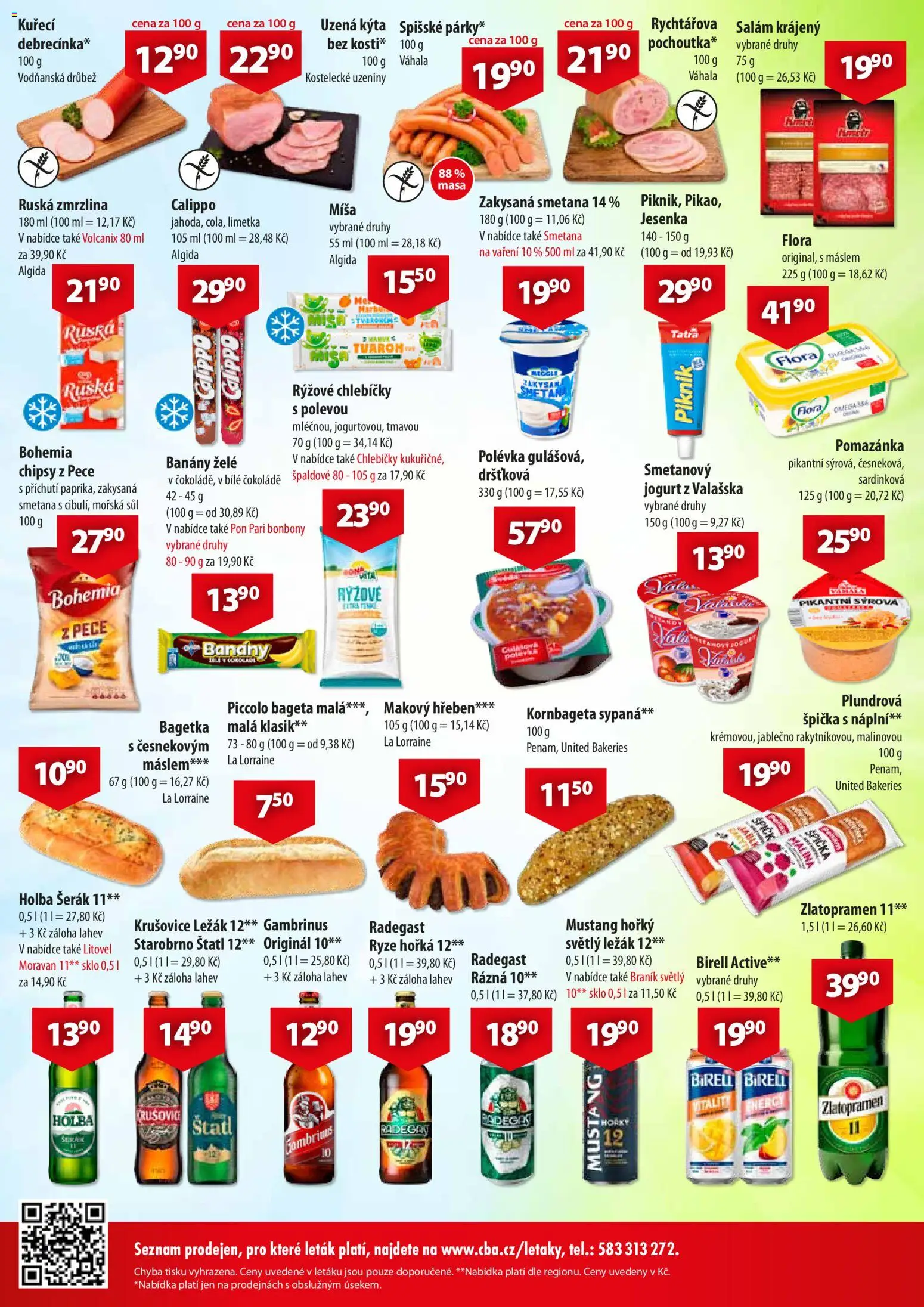 CBA leták - Market od 10.06.2026 | Strana: 2 | Produkty: Jogurt, Banány, Bonbóny, Uzená kýta