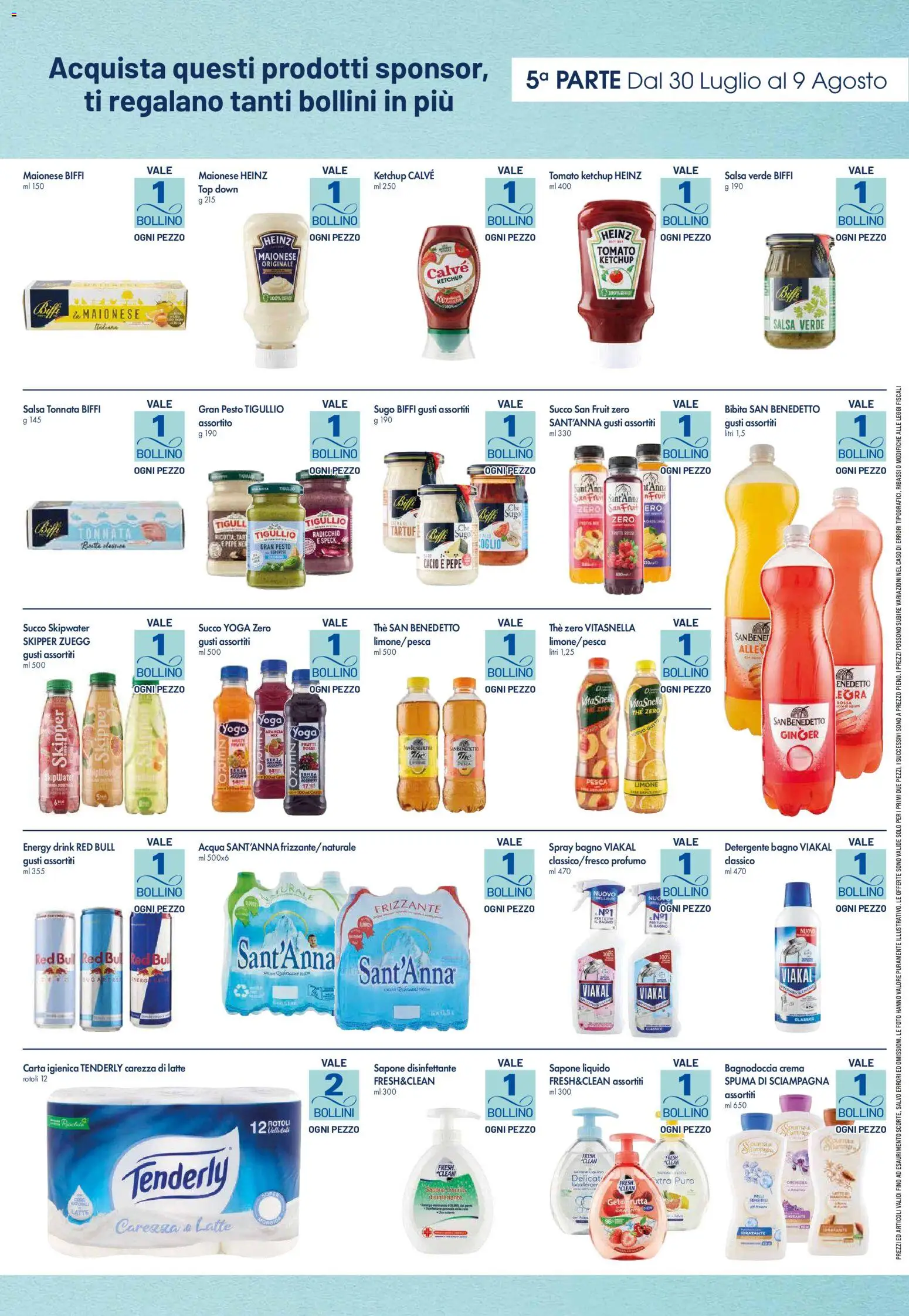 Volantino A&O del 30/07/2026 | Pagina: 9 | Prodotti: Speck, Succo, Acqua, The