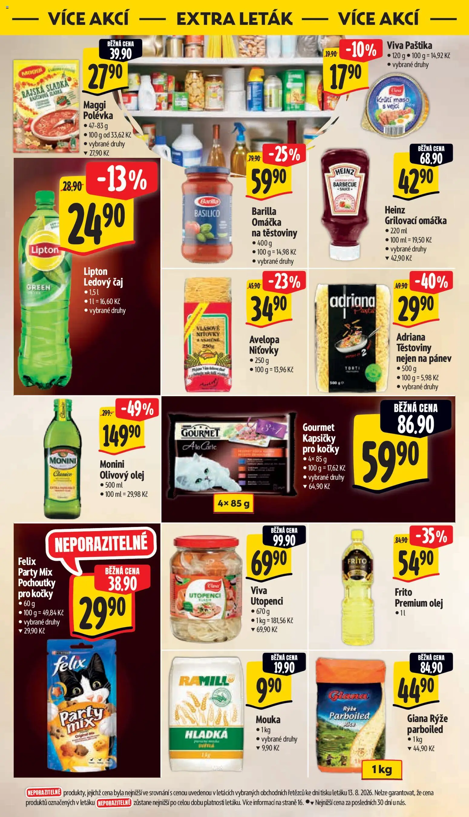 Albert leták - Supermarket od 19.08.2026 | Strana: 44 | Produkty: Čaj, Rýže parboiled, Maso, Krůtí maso
