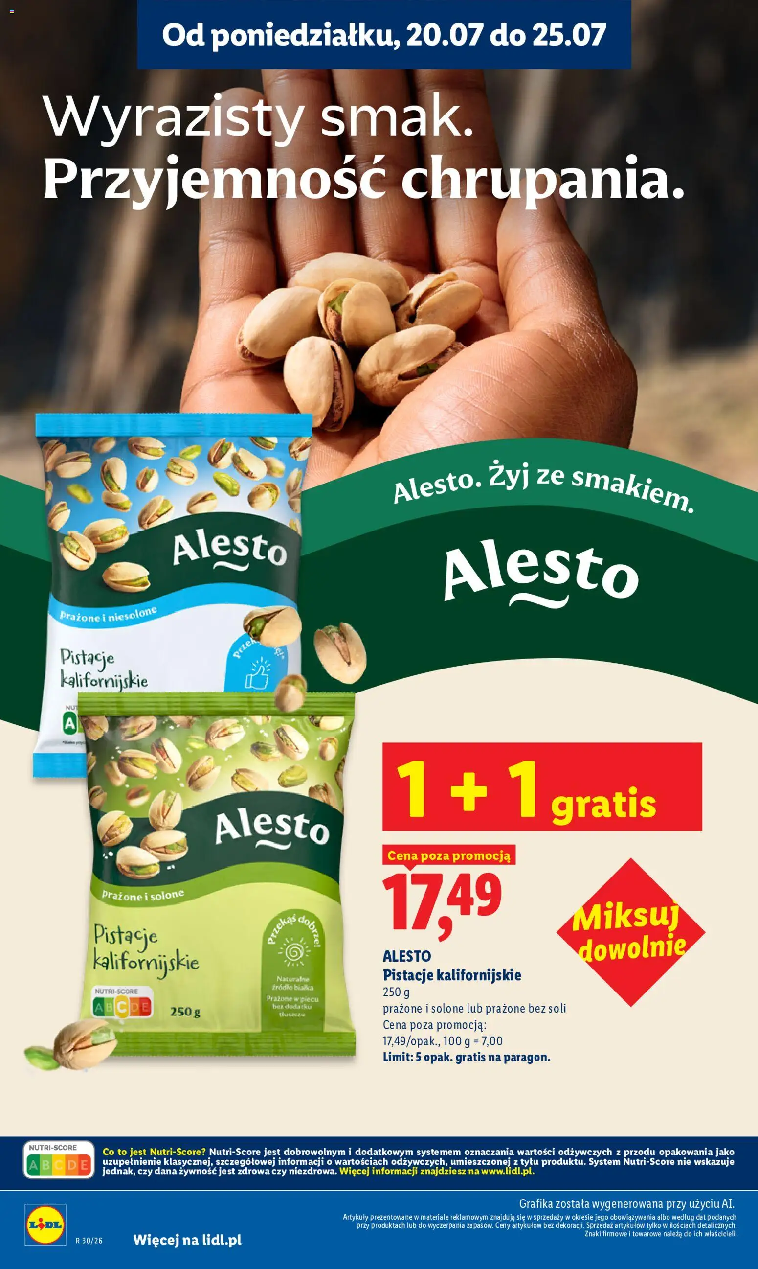 Lidl gazetka od 20.07.2026 | Strona: 24 | Produkty: Pistacje