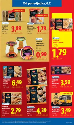 SOL&MAR Mini cheesecake, Smrznuto - Pregled kataloga iz trgovine Lidl, vrijedi od 06.07.2026 | Stranica: 17