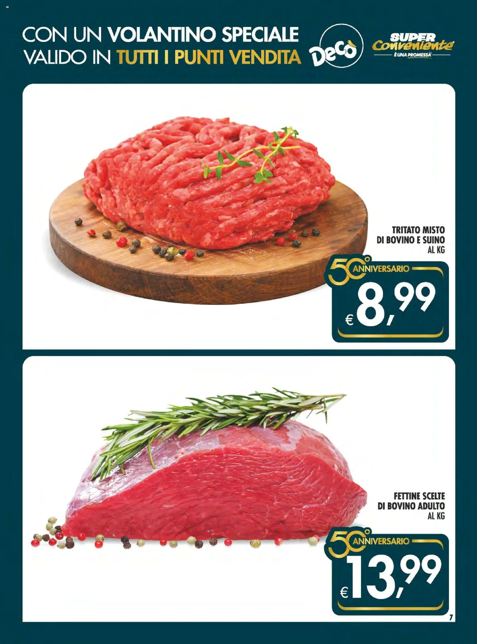 Volantino SuperConveniente del 04.06.2026 | Pagina: 7 | Prodotti: Bovino, Suino