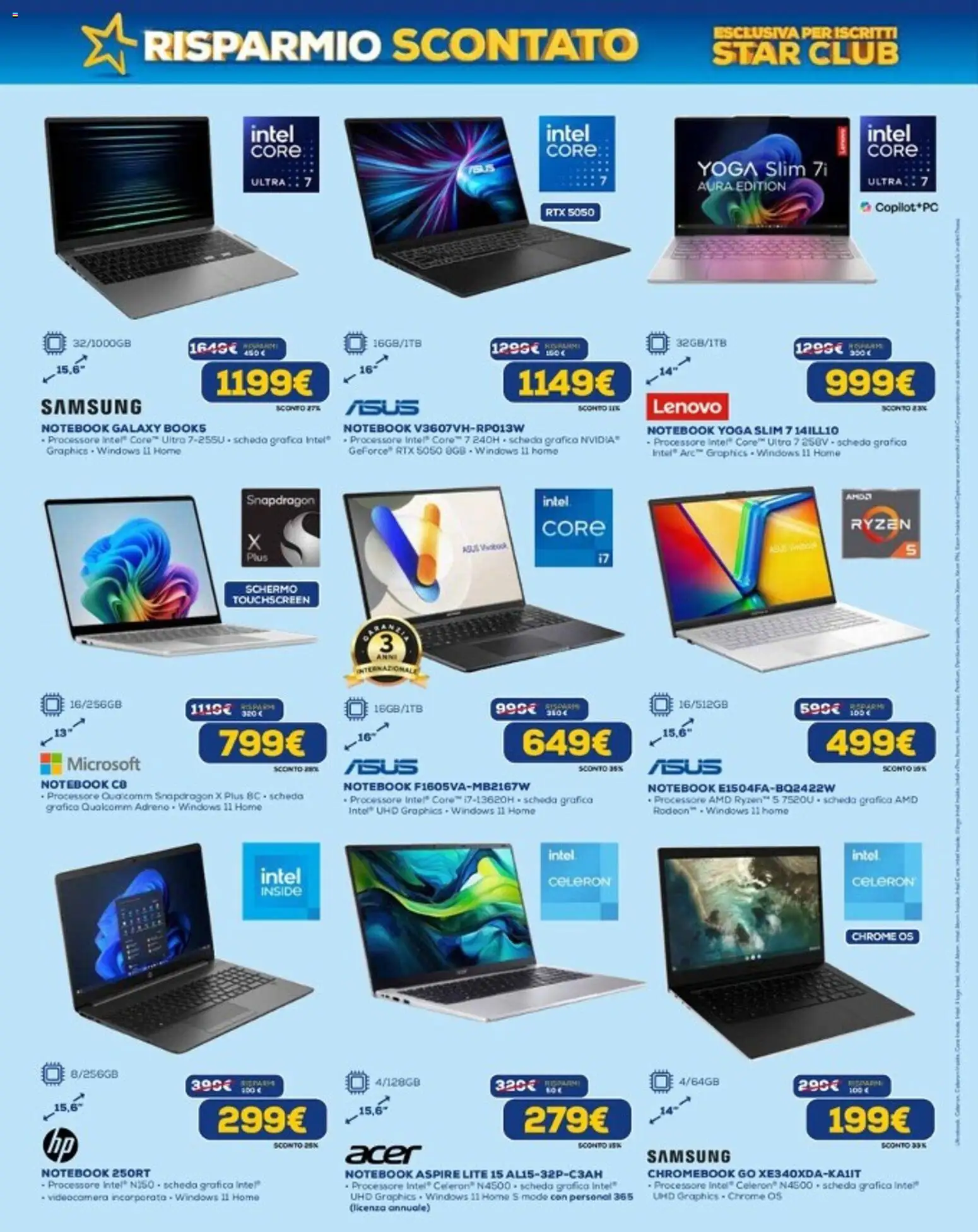 Volantino Euronics del 21.05.2026 | Pagina: 8 | Prodotti: Schermo, The, Videocamera, Samsung