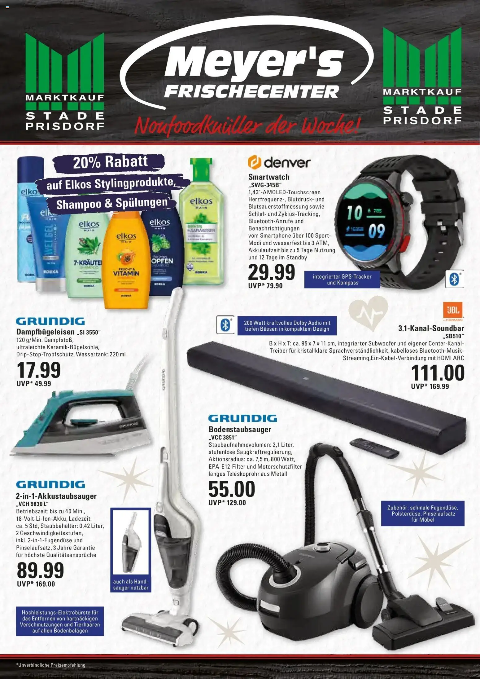 Edeka Prospekt Stade (ab 14.09.2026) » Angebote Online | Seite: 16 | Produkte: Smartwatch, Shampoo, Smartphone, Audio
