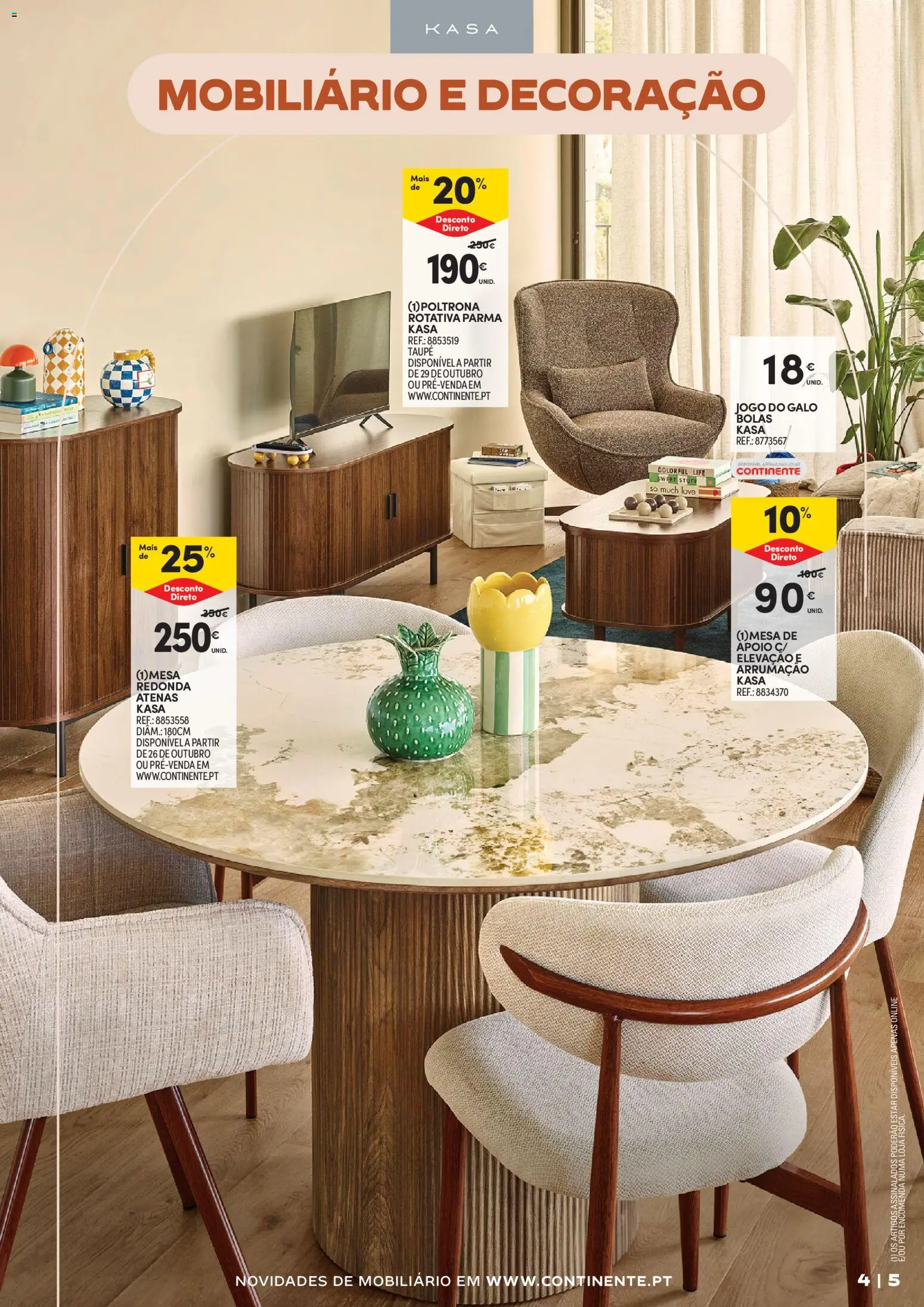Continente Casa Outono │ válido de 13/10/2026 | Página: 5 | Produtos: Decoração