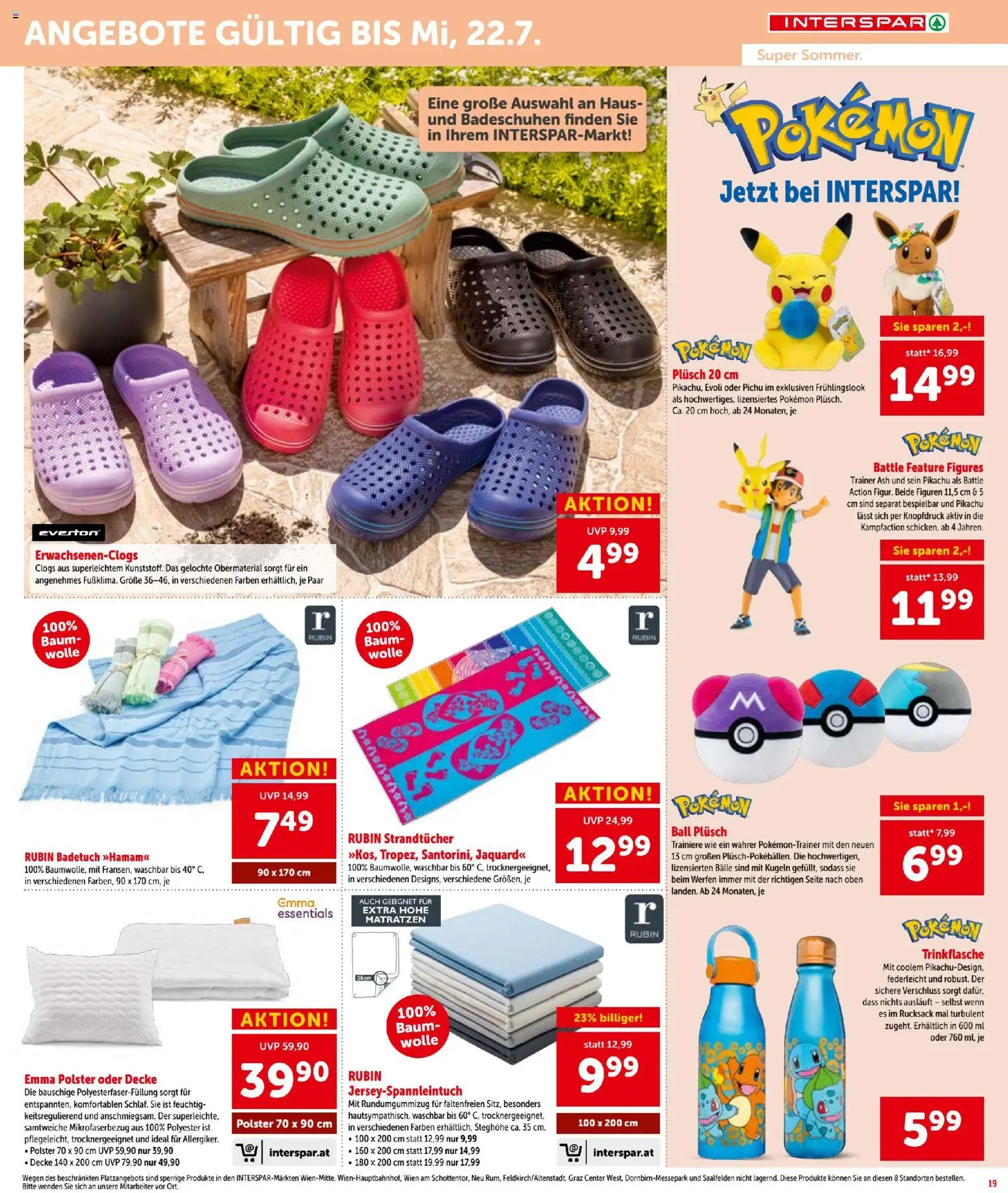 Interspar - Flugblatt gültig ab 01.07.2026 | Seite: 19 | Produkte: Rucksack, Decke
