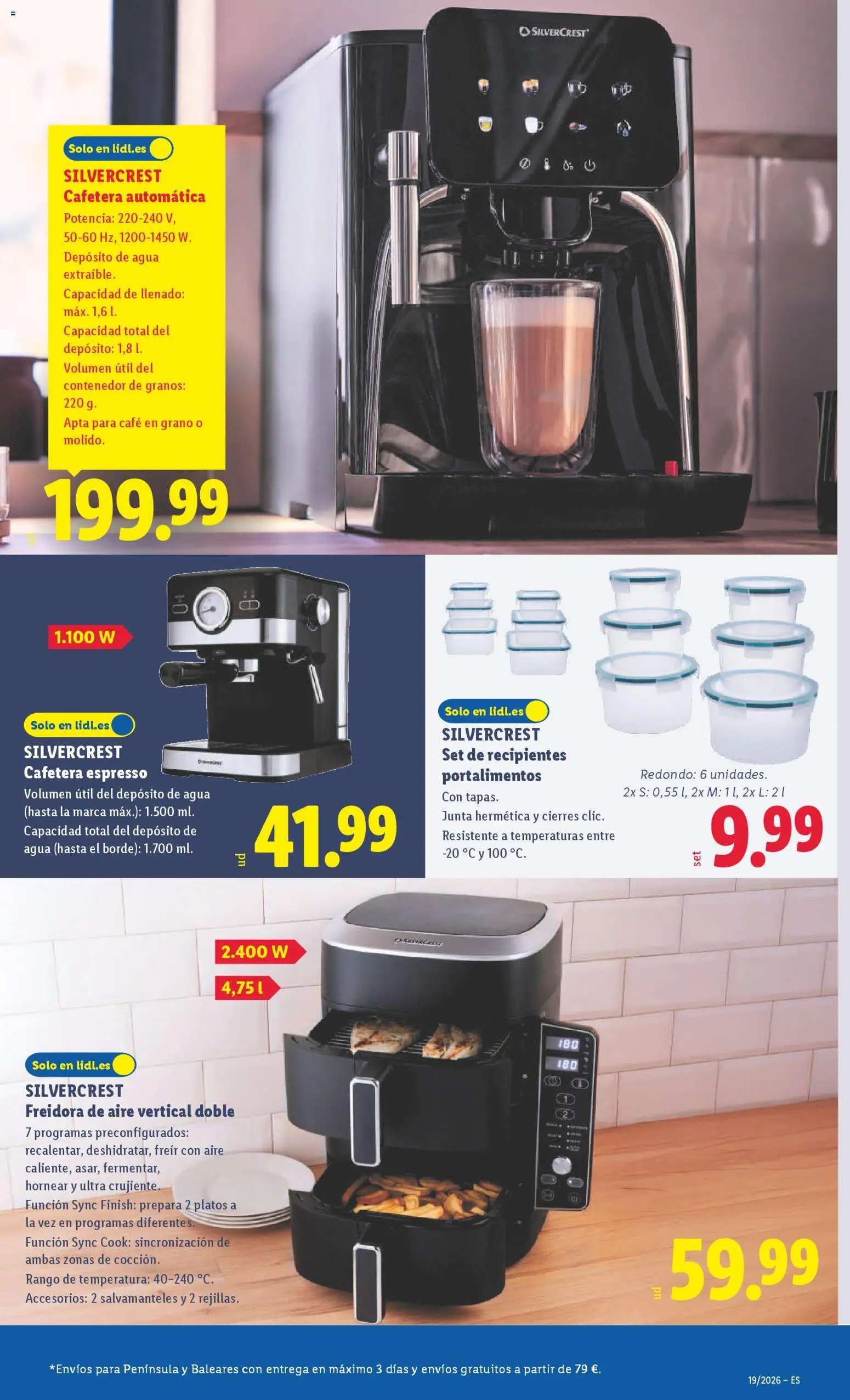 Lidl folleto de bazar │ válido desde el 04.05.2026 | Página: 5 | Productos: Café, Café en grano, Cafetera, Freidora