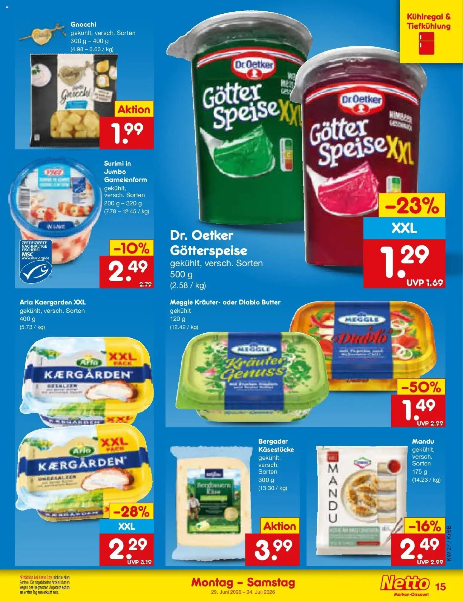 Netto Marken-Discount Prospekt Jüchen – gültig ab 29.06.2026 | Seite: 21 | Produkte: Butter