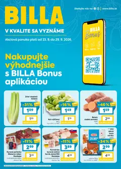 Billa leták platný od 23.09.2026