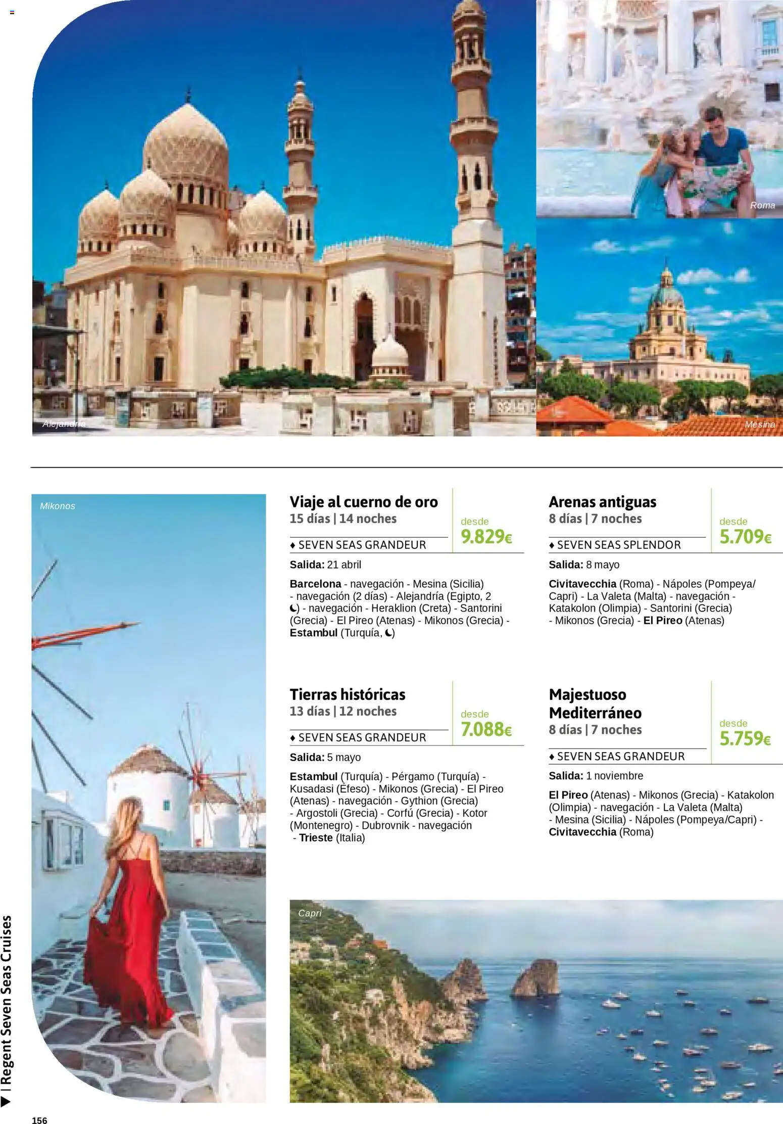 Viajes El Corte Inglés Cruceros marítimos │ válido desde el 01/01/2026 | Página: 157 | Productos: Navegación