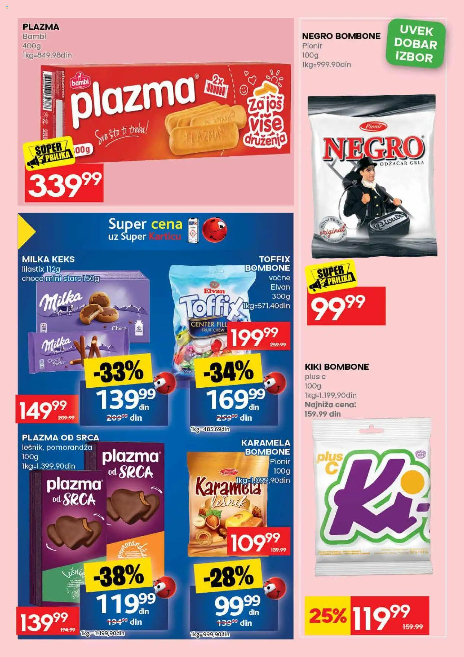 Mercator katalog - važi od 26.10.2026 | Strana: 41 | Proizvode: Bombone, Milka, Sto, Lešnik