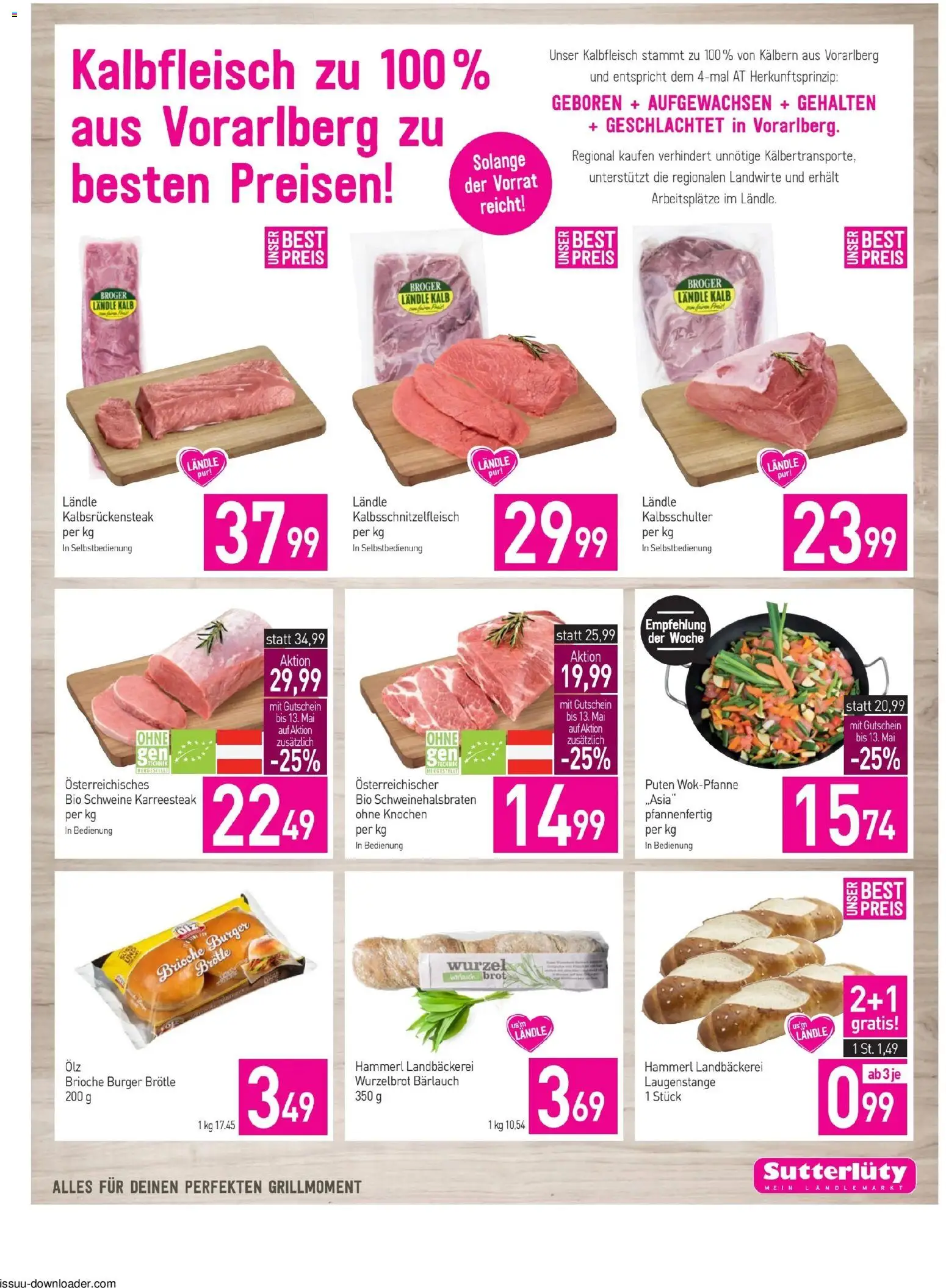 Sutterlüty Flugblatt gültig ab 07.05.2026 | Seite: 13 | Produkte: Brot
