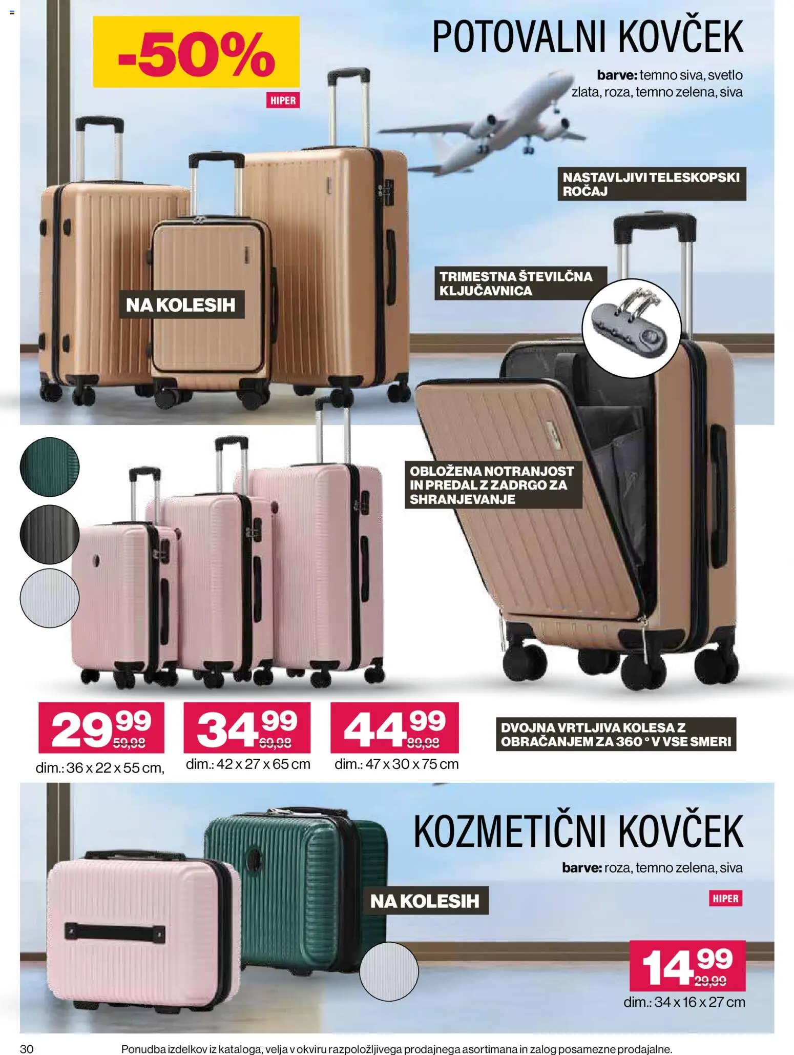 Novi Mercator katalog ponudbe – veljaven od 22.10.2026 | Stran: 30 | Izdelki: Kovcek