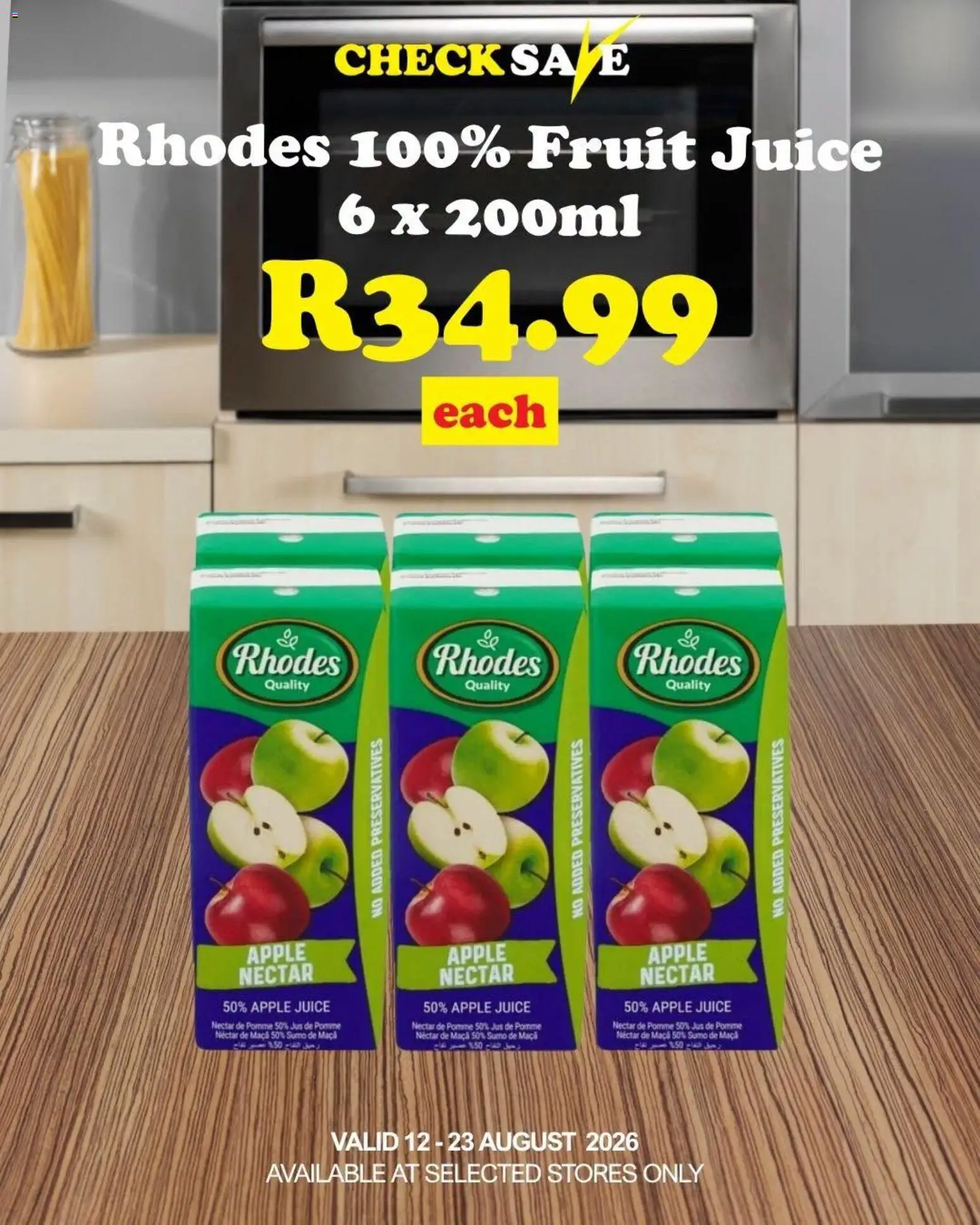 New Check Save catalogue – valid from 12/08/2026 | Page: 10 | Products: Juice, Fruit