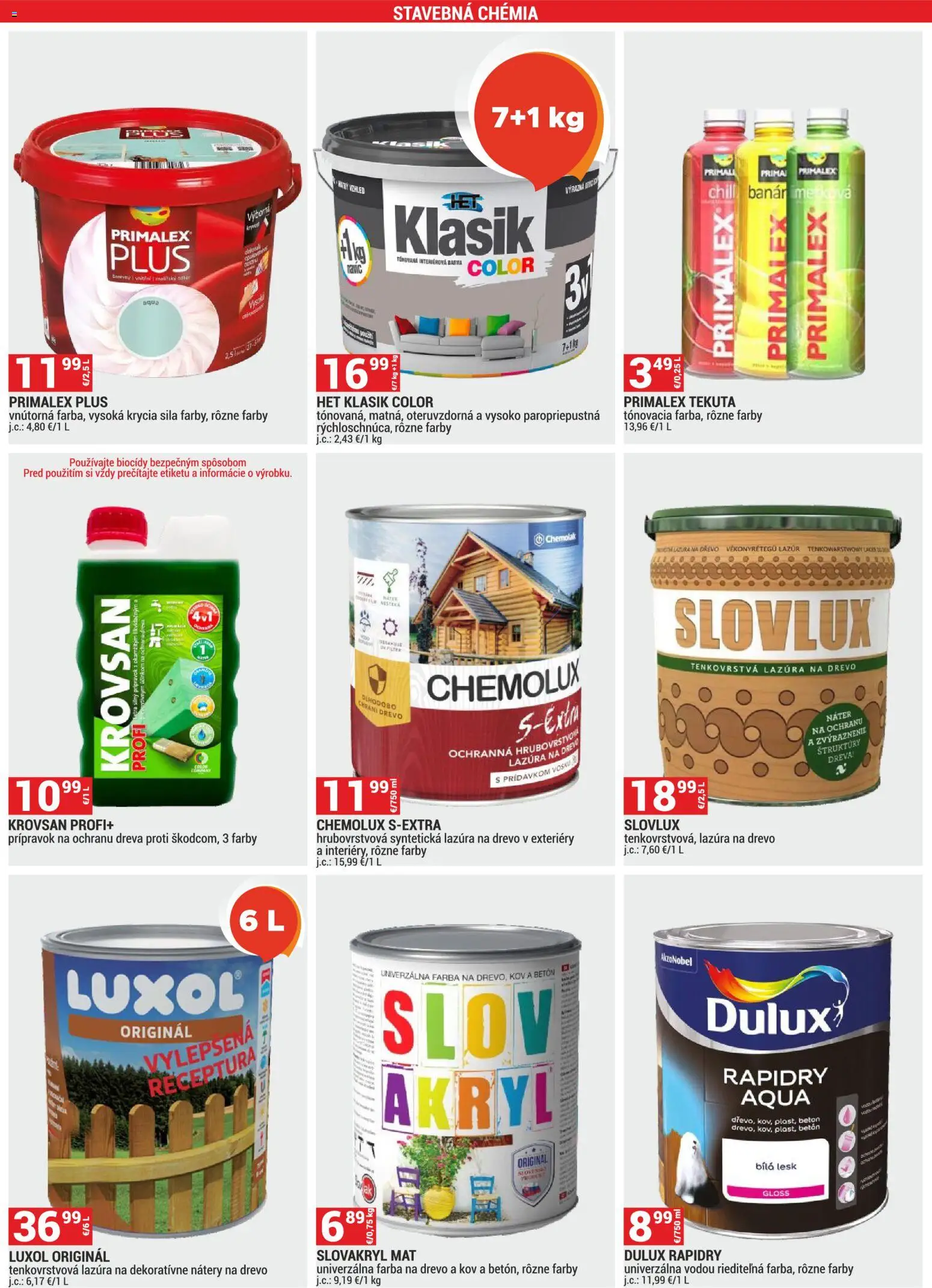 Nové Merkury Market akcie – leták je platný od 01.03.2026 | Strana: 21 | Produkty: Primalex