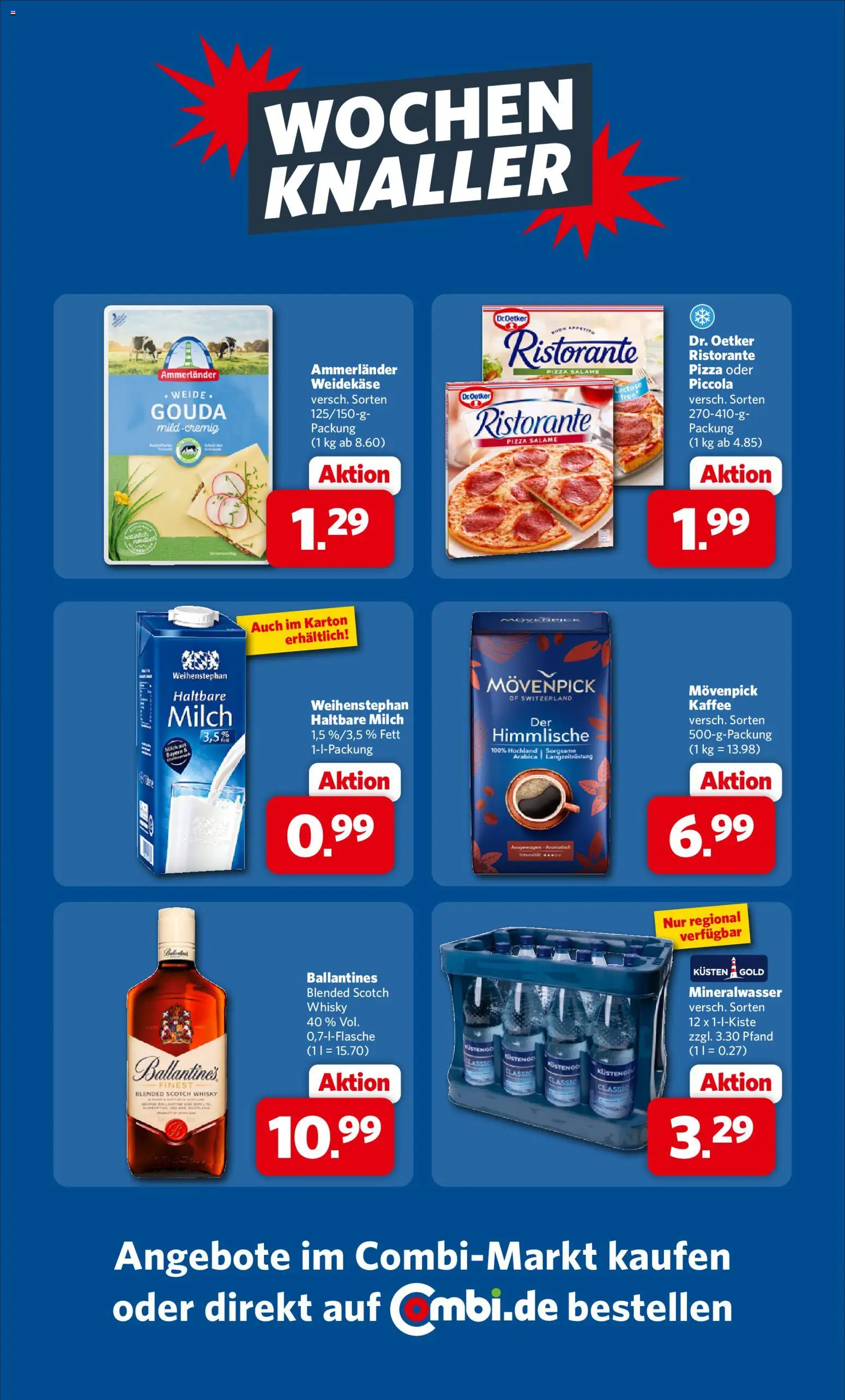 Combi Prospekt – gültig ab 20.07.2026 | Seite: 36 | Produkte: Ristorante, Whisky, Kaffee, Mineralwasser
