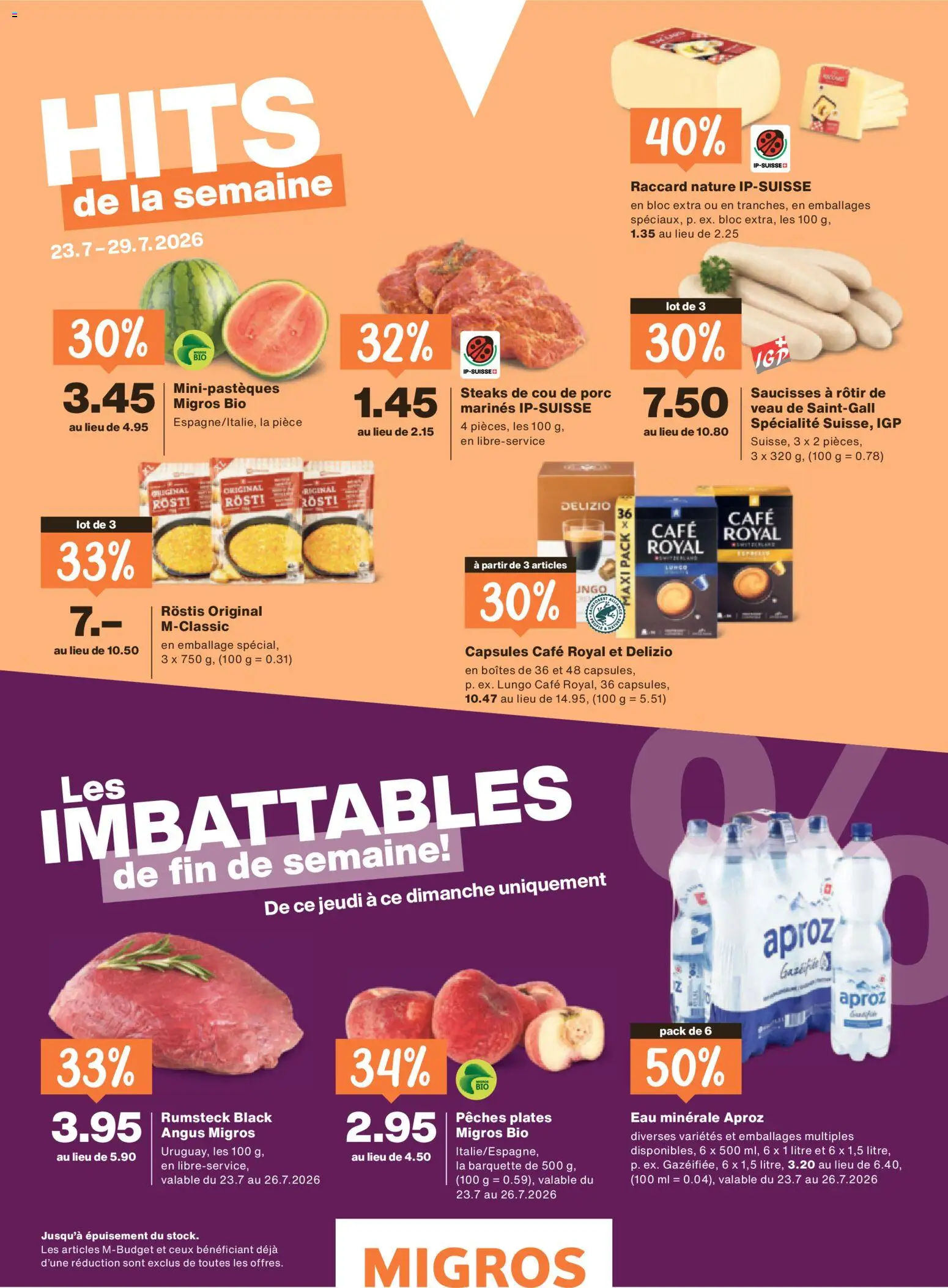 Migros aktionen Magazine FR – gültig ab 22.07.2026 | Seite: 48