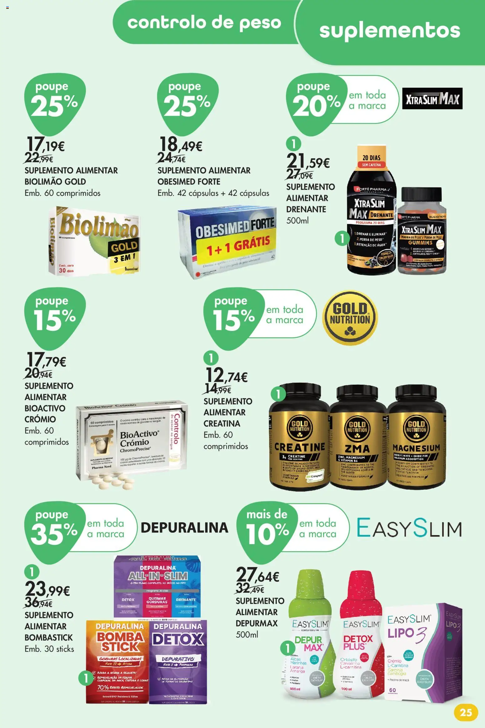 Pingo Doce folheto Bem Estar Verão 2 Lojas Madeira │ válido de 14/07/2026 | Página: 25 | Produtos: Agua, Drenante, Chá, Açúcar