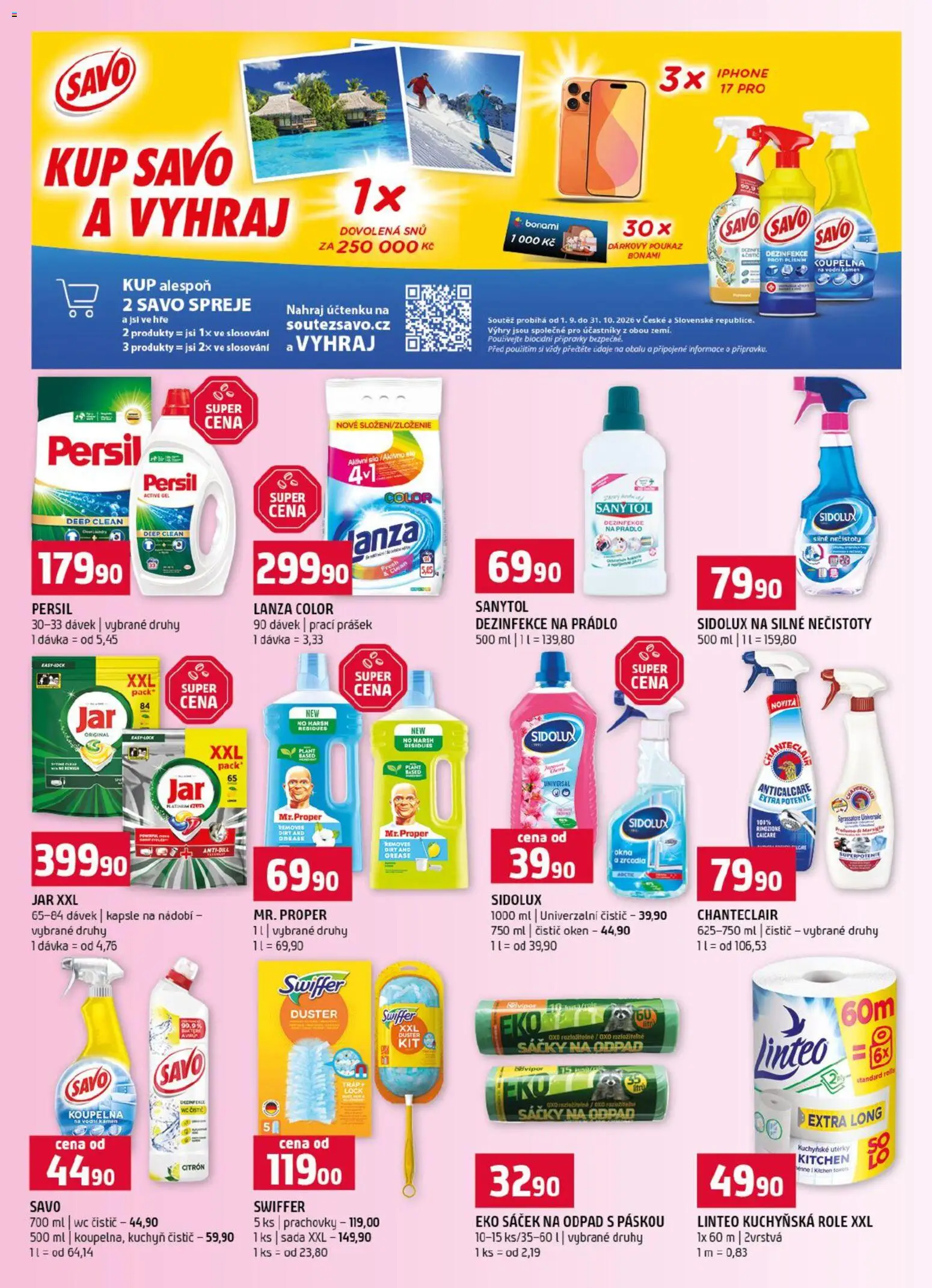Terno leták od 16.09.2026 | Strana: 15 | Produkty: Kapsle, Iphone, Swiffer, Univerzální čistič