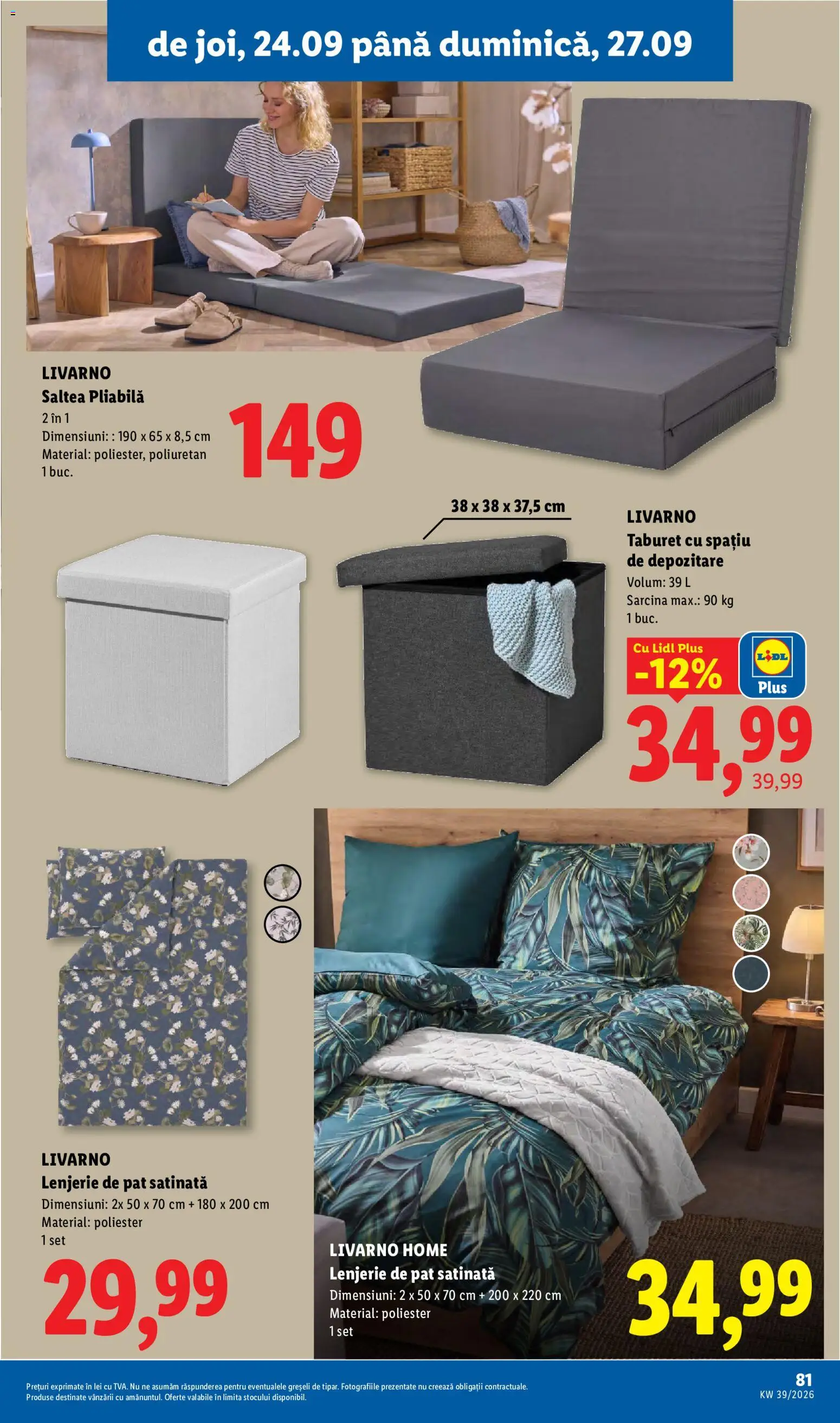 Noul catalog Lidl – valabil de la 21.09.2026 | Pagină: 81