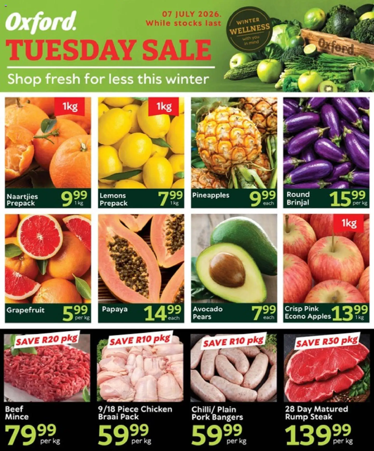 New Oxford Freshmarket catalogue – valid from 07/07/2026 | Page: 1